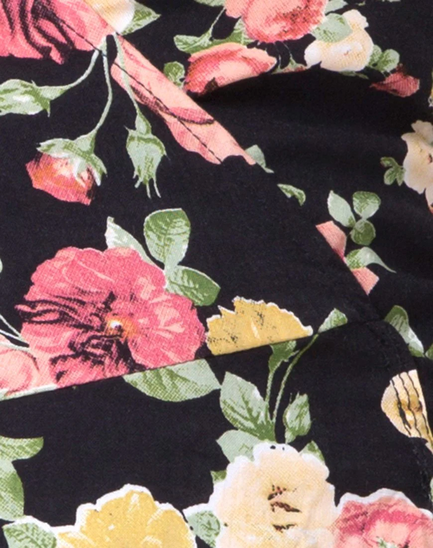 Azetti Wickelkleid in Vintage Floral - Image 5