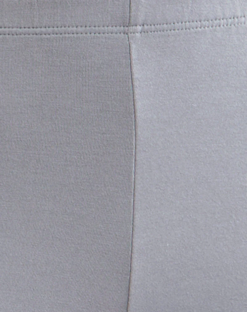 Baku-Hose mit weitem Bein aus Rayon-Jersey in Lila-Grau - Image 6