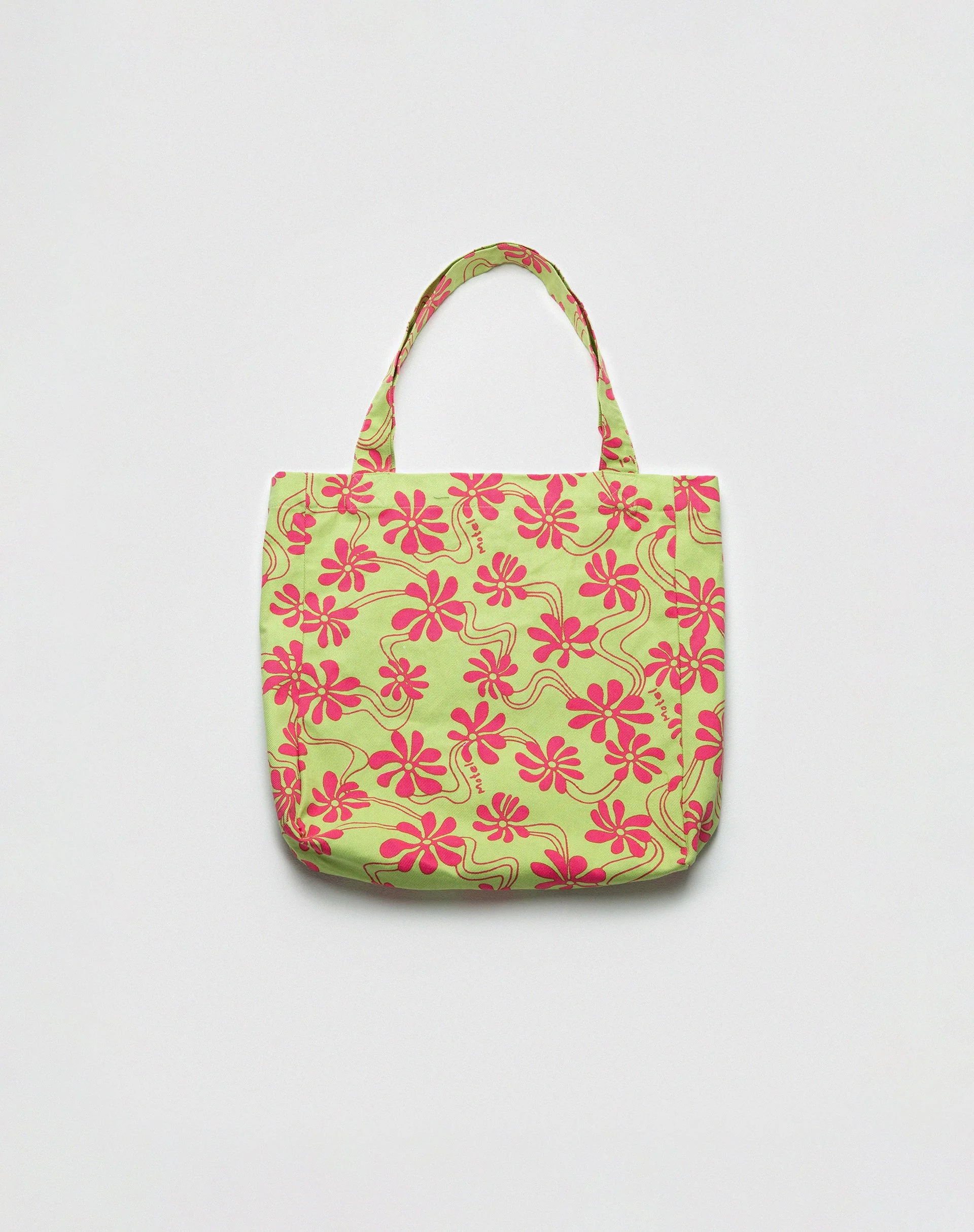 MOTEL X BARBARA Barbs Tote Bag in Grün Beachy Floral - Image 6