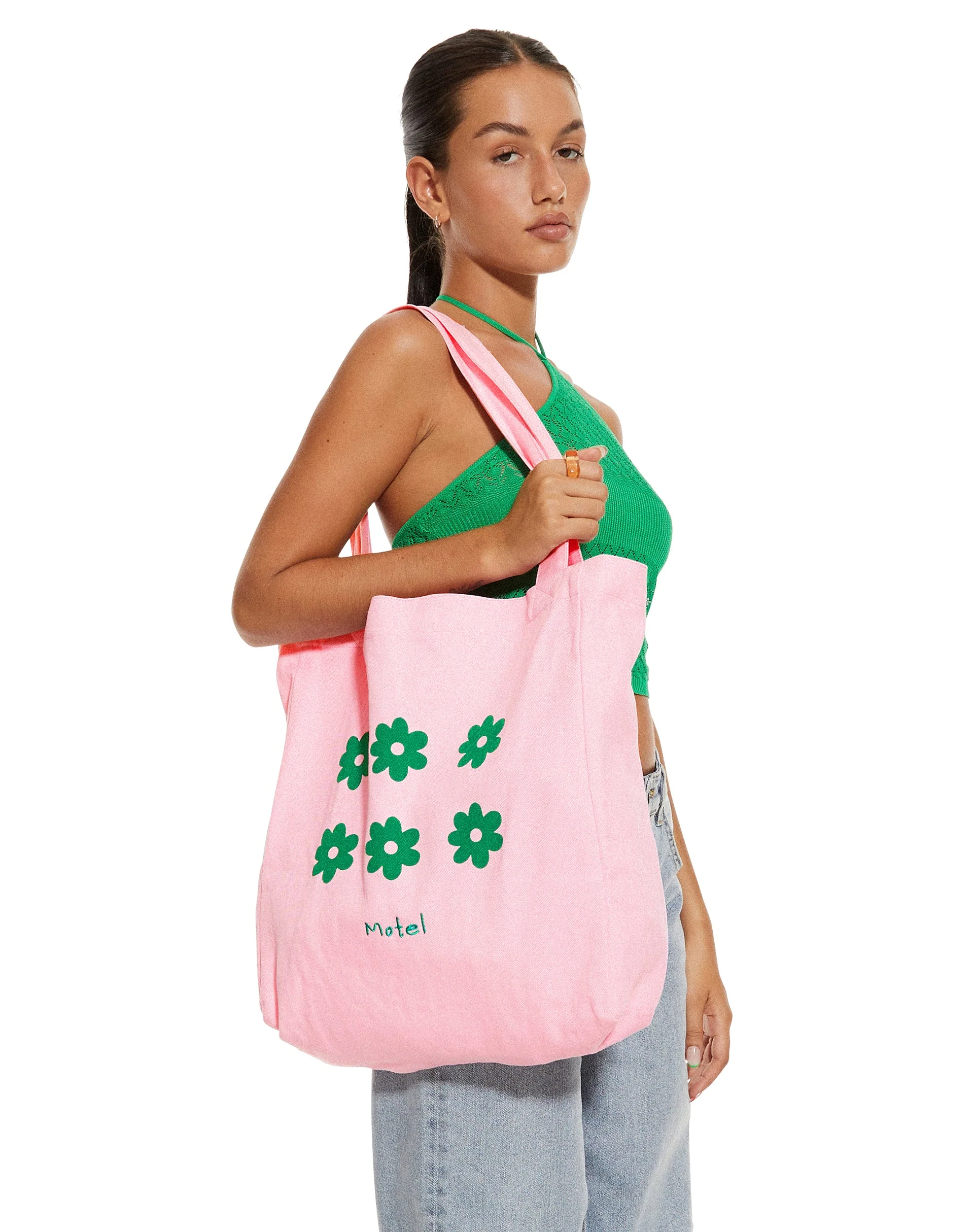 Barbs Tragetasche in Pink Motel Floral - Image 5
