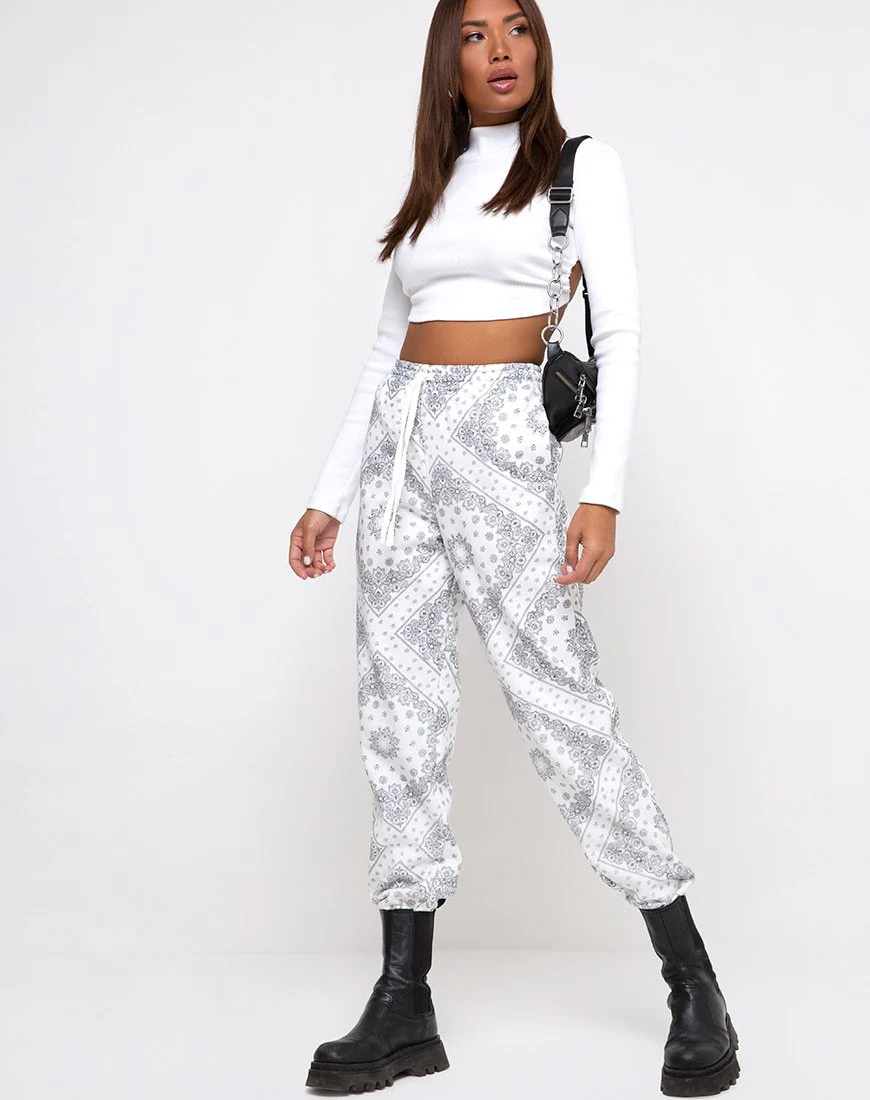 Basta Jogger in Bandana Ecru Platzierung - Image 5