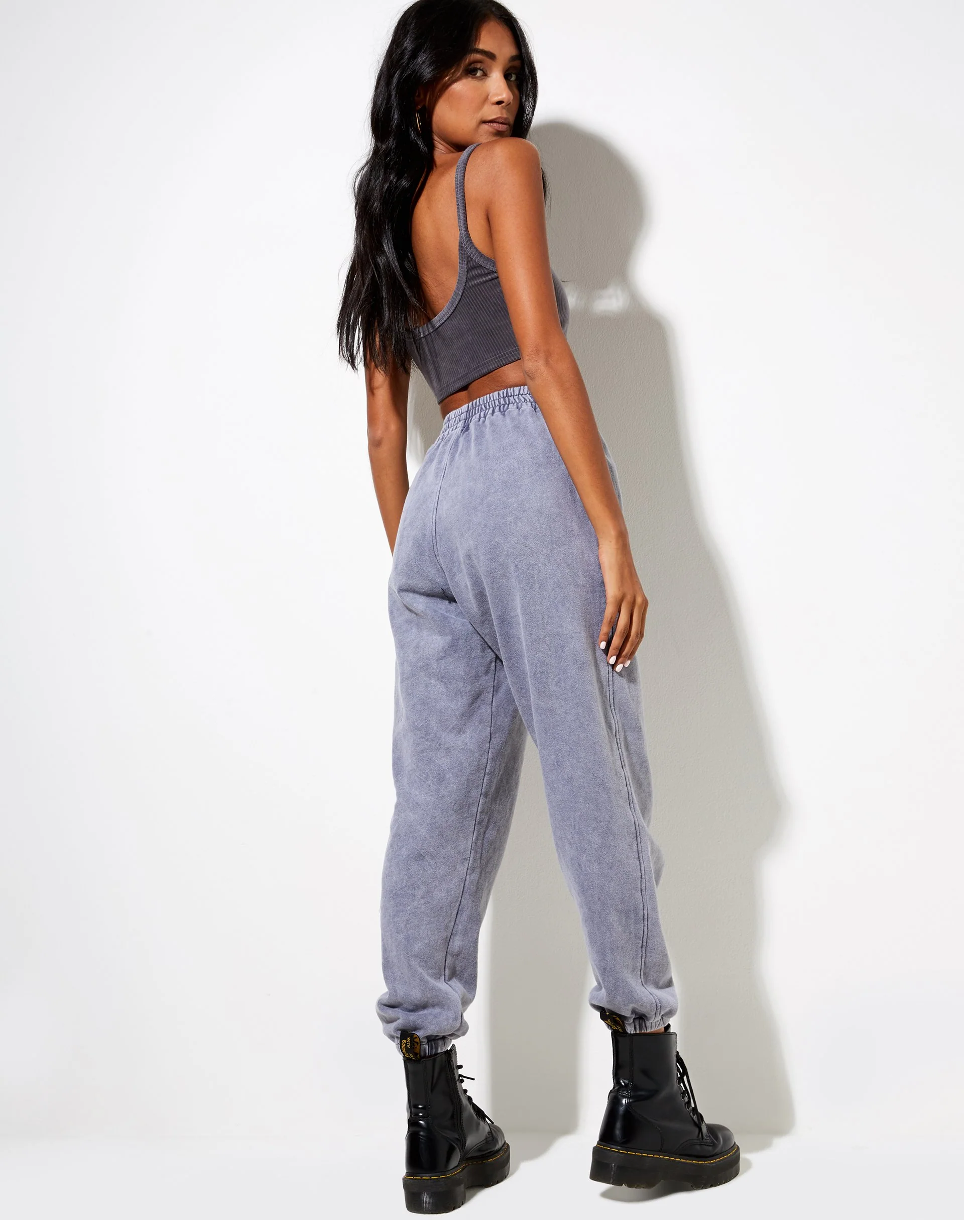 Basta Jogger in Charcoal Wash 'Angel Energy' Flügel - Image 2