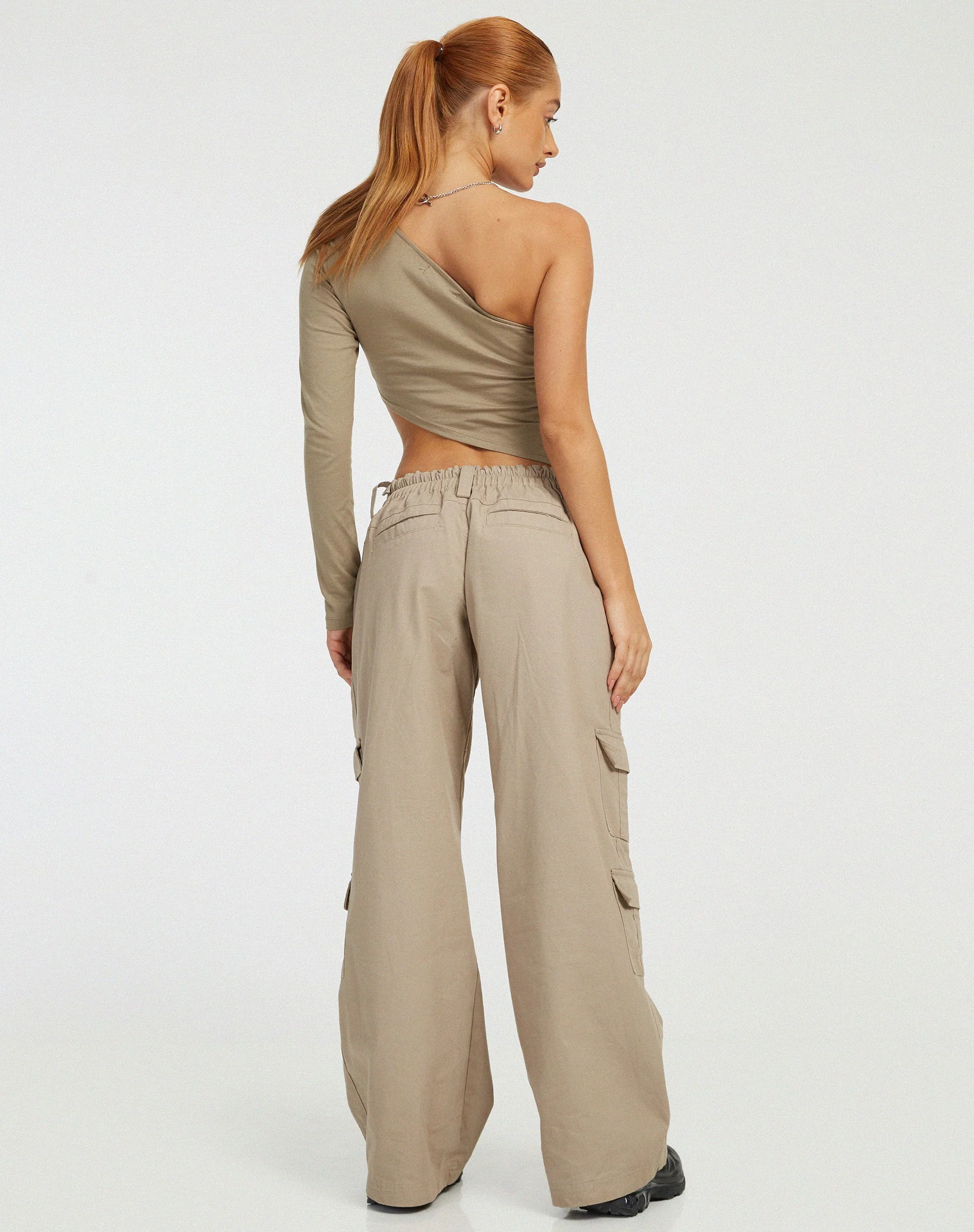 Baylee Crop Top in London Fog - Image 4