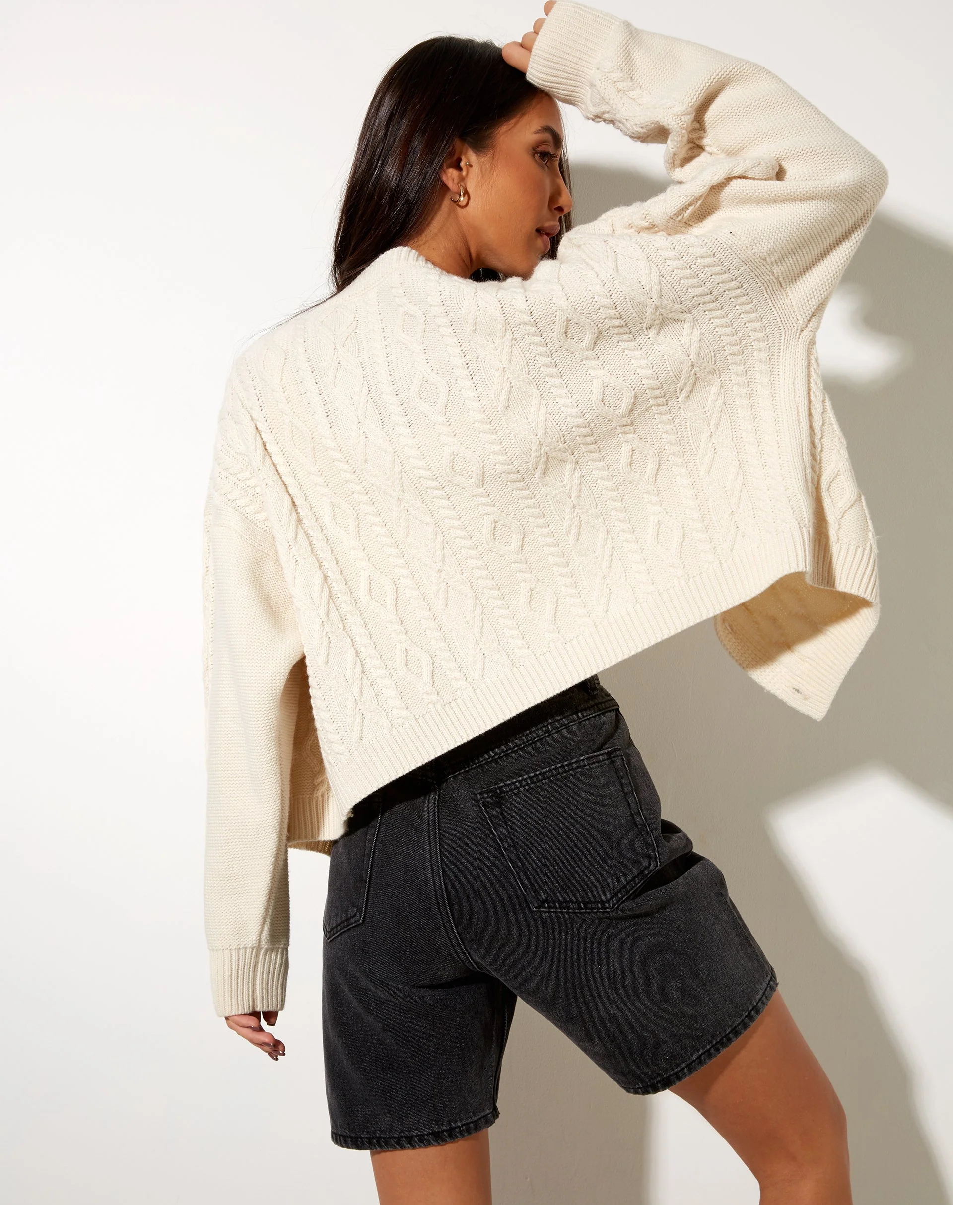 Beira Cardi in Elfenbein - Image 6