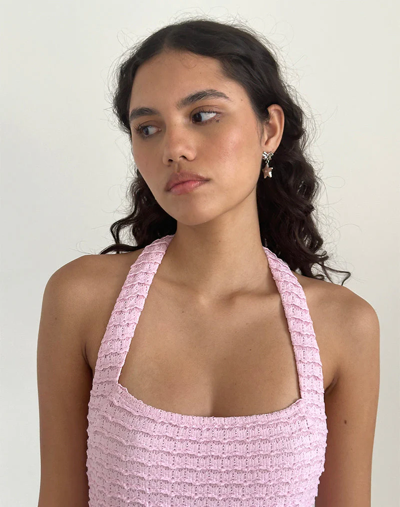 Bellatrix-Ohrringe Rosa Stern - Image 3
