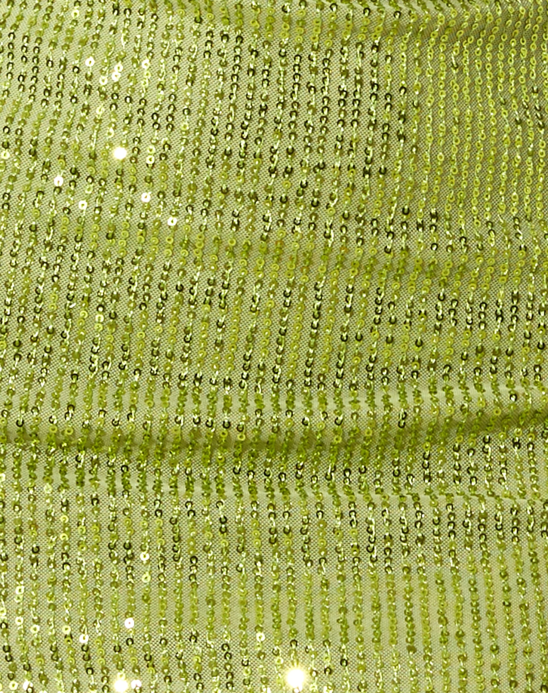 Benia Minikleid aus Drape Pailletten lindgrün - Image 7