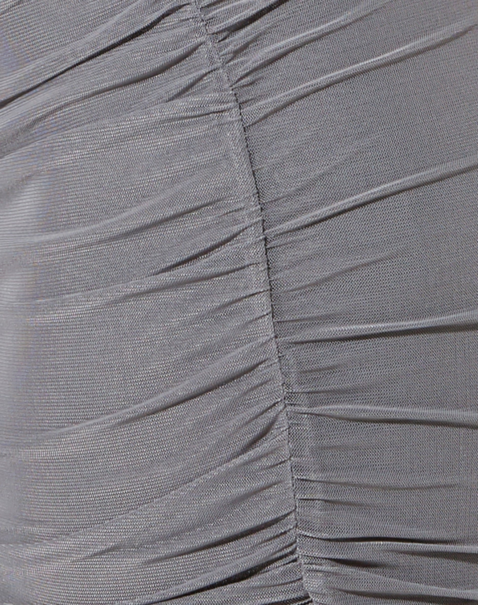 Benny Minikleid aus Mesh Grau - Image 7