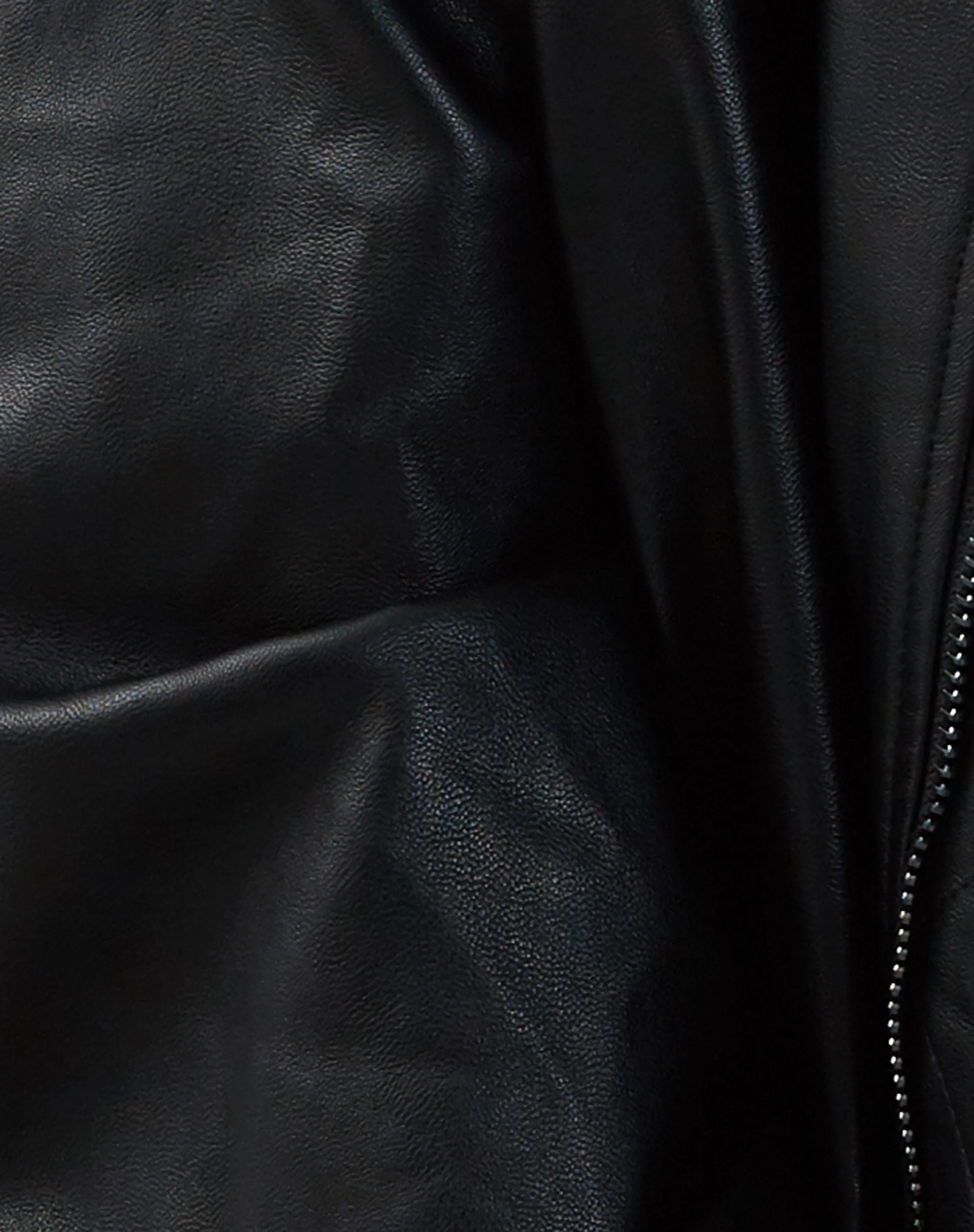 Benta Jacke in PU Schwarz - Image 4