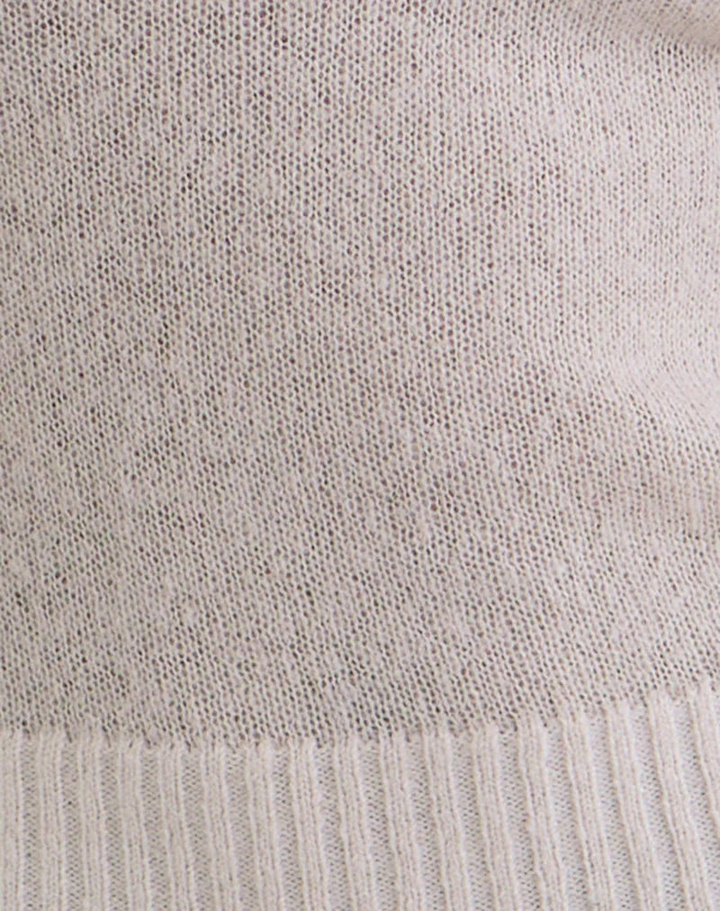 Bentala Rollkragenpullover aus Strick in Ecru - Image 6