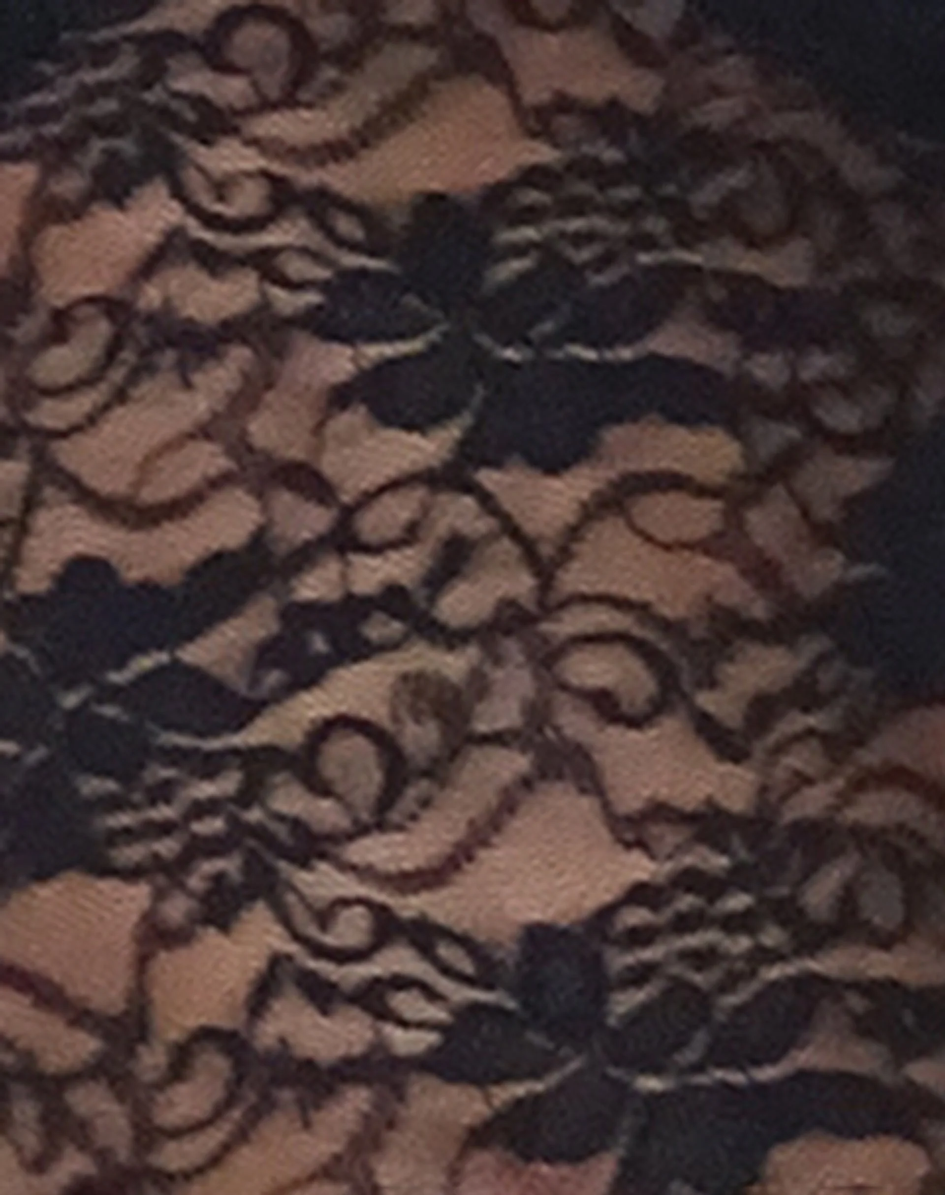 Bernadette ungefüttertes asymmetrisches Midikleid aus schwarzer Spitze - Image 6