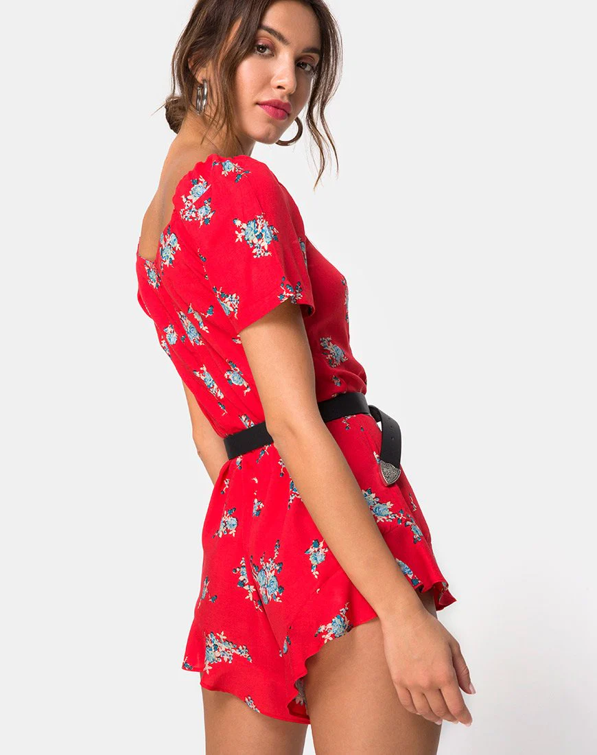Bersho Playsuit in Soi Rose Rot - Image 2