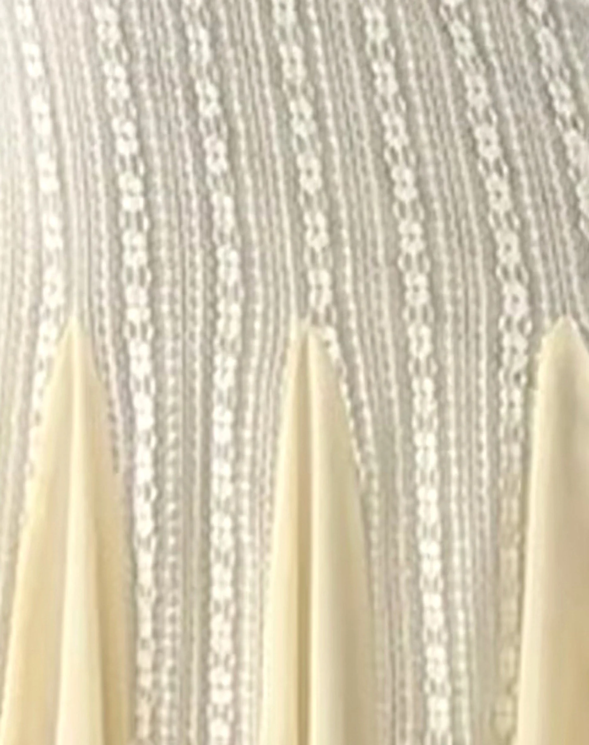 Betharia Midirock mit Rüschendetail aus cremefarbener Spitze - Image 6