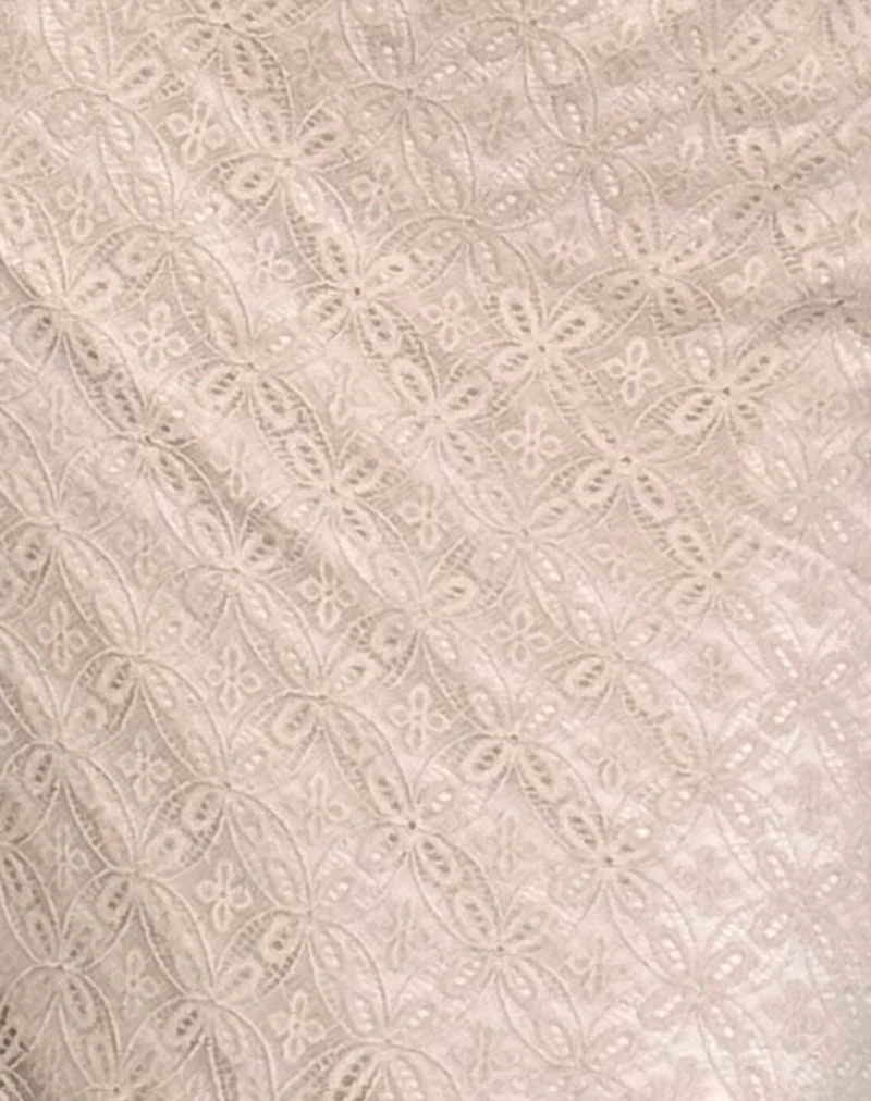 Betharia Midirock mit Rüschendetail aus nackter Spitze - Image 6