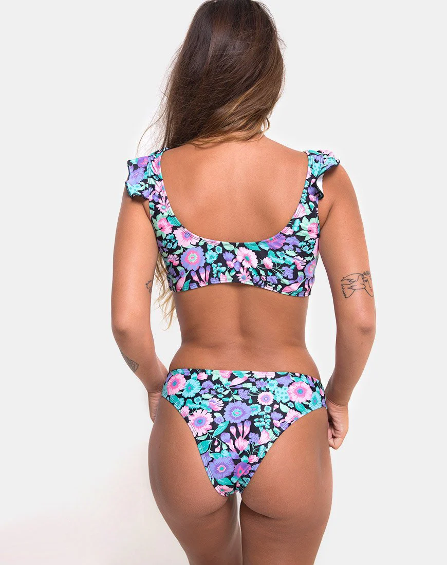 Bev Bikini-Oberteil in Illuminated Floral - Image 2