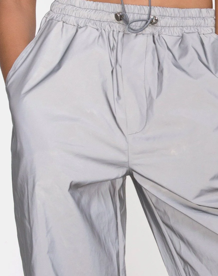 Beval Jogger-Hose in reflektierendem Silber - Image 6