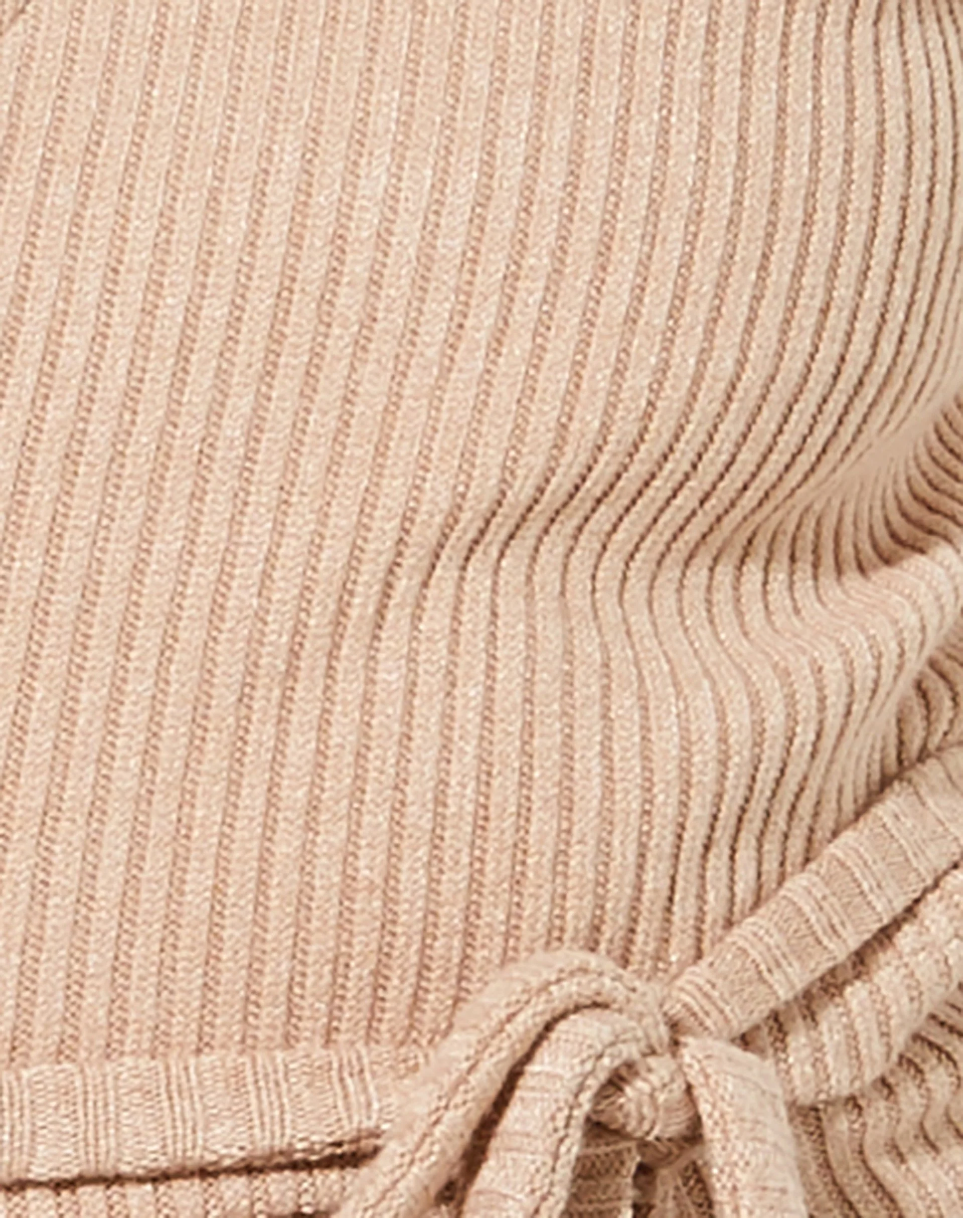Bianca Wickeloberteil in Rib Tan - Image 5