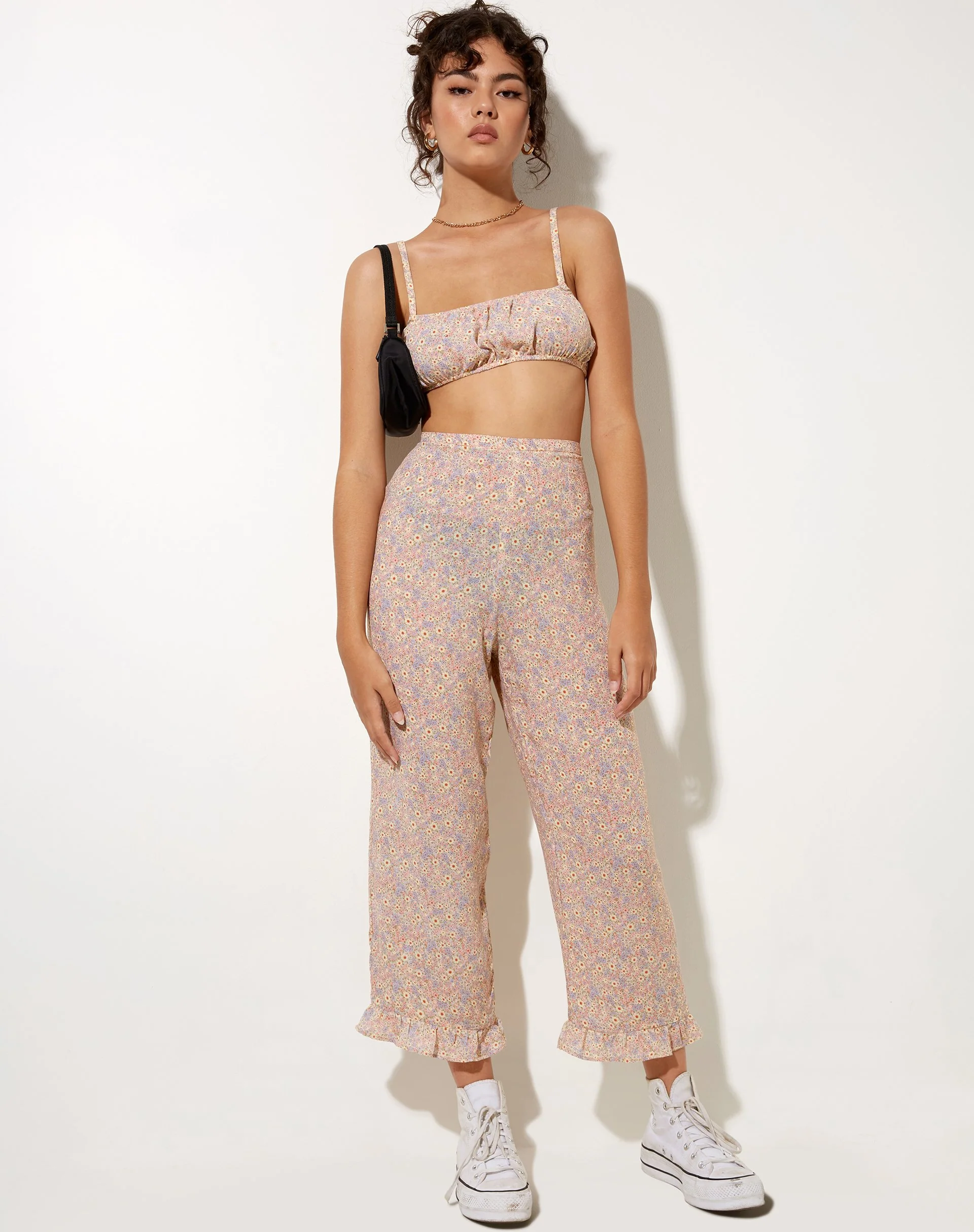 Bianca Culotte-Hose in 70's Prairie Girl Floral - Image 2