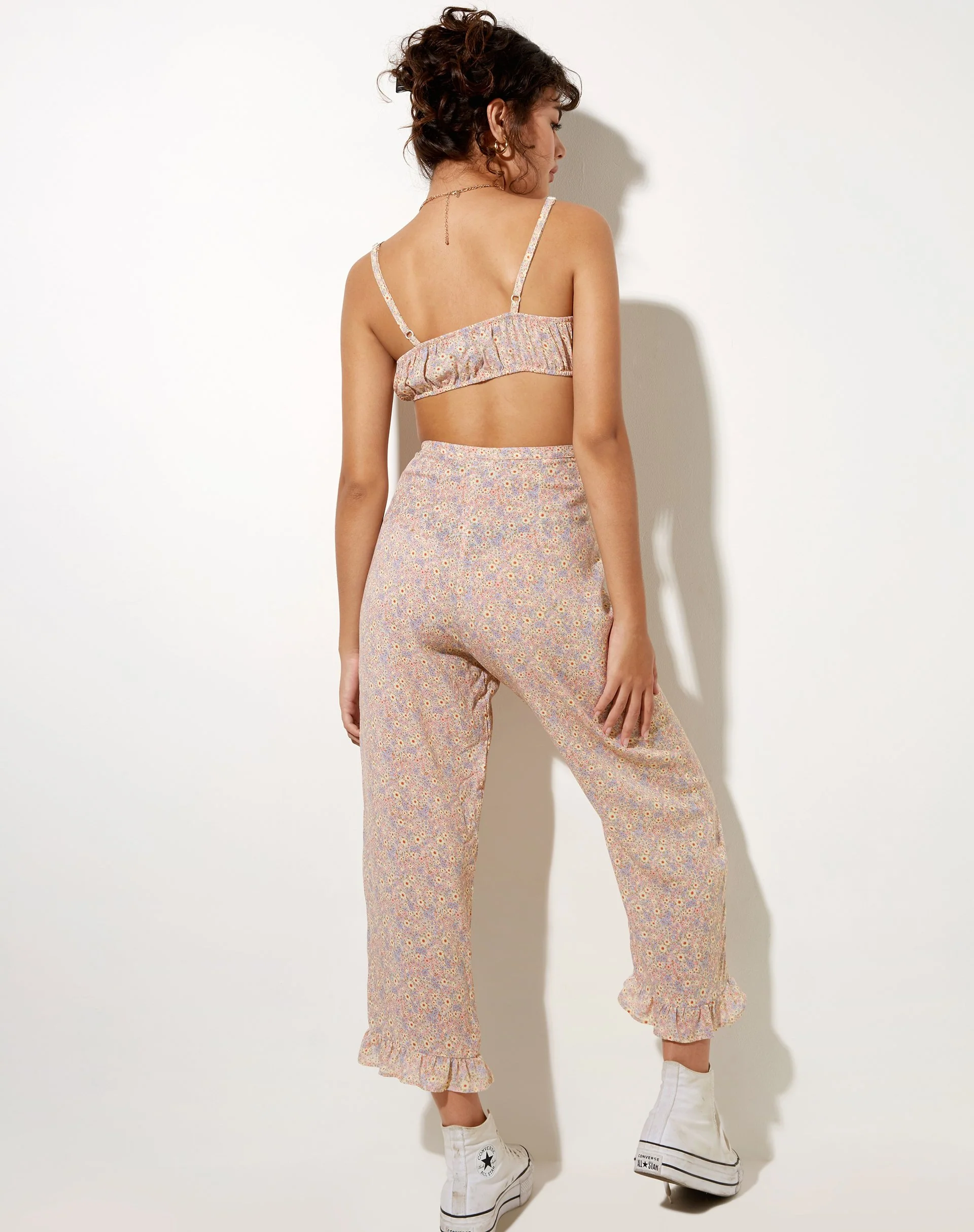 Bianca Culotte-Hose in 70's Prairie Girl Floral - Image 5