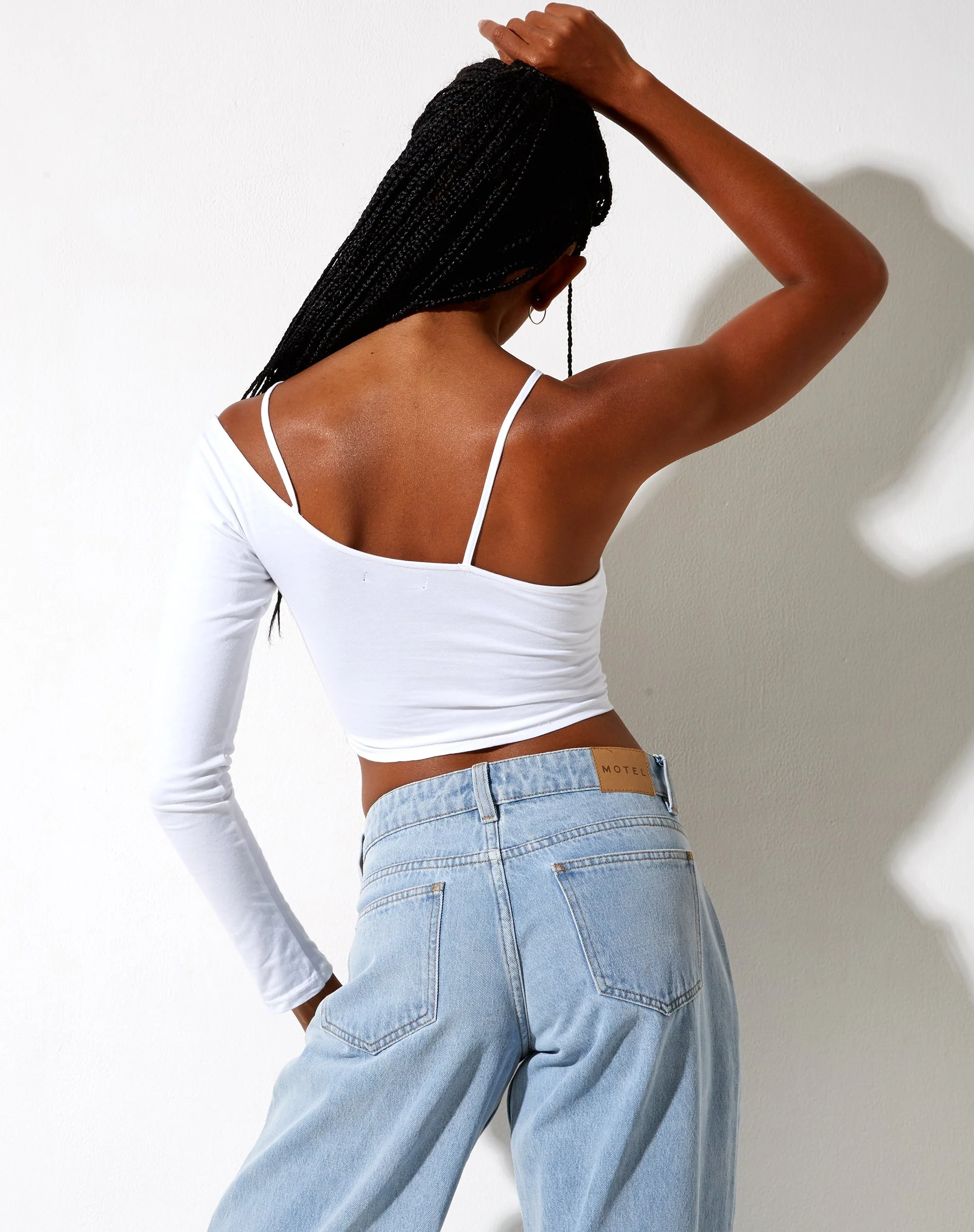 Biase Crop Top in Weiß - Image 2