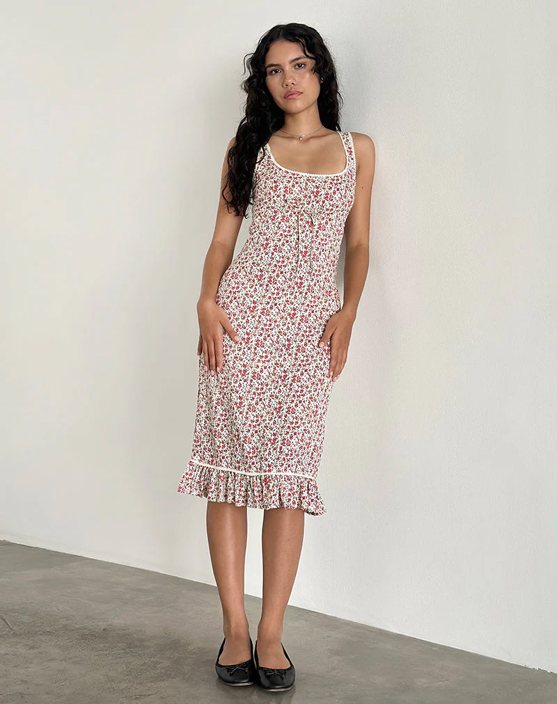 Bila Midikleid in Pretty Ditsy