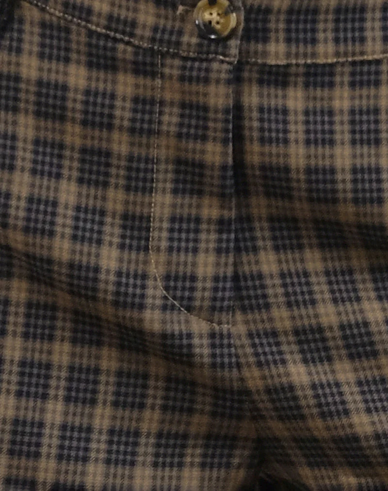 Binar-Hose in dunkelbraunem Karo - Image 6