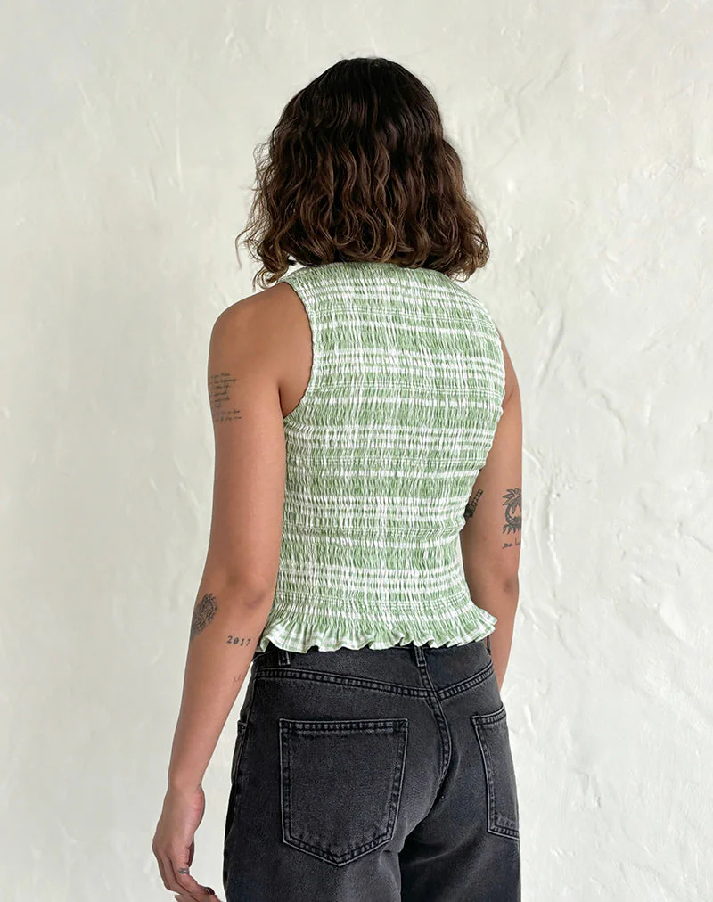 Birita geraffte Platte in Tischtuch Neo Mint - Image 4