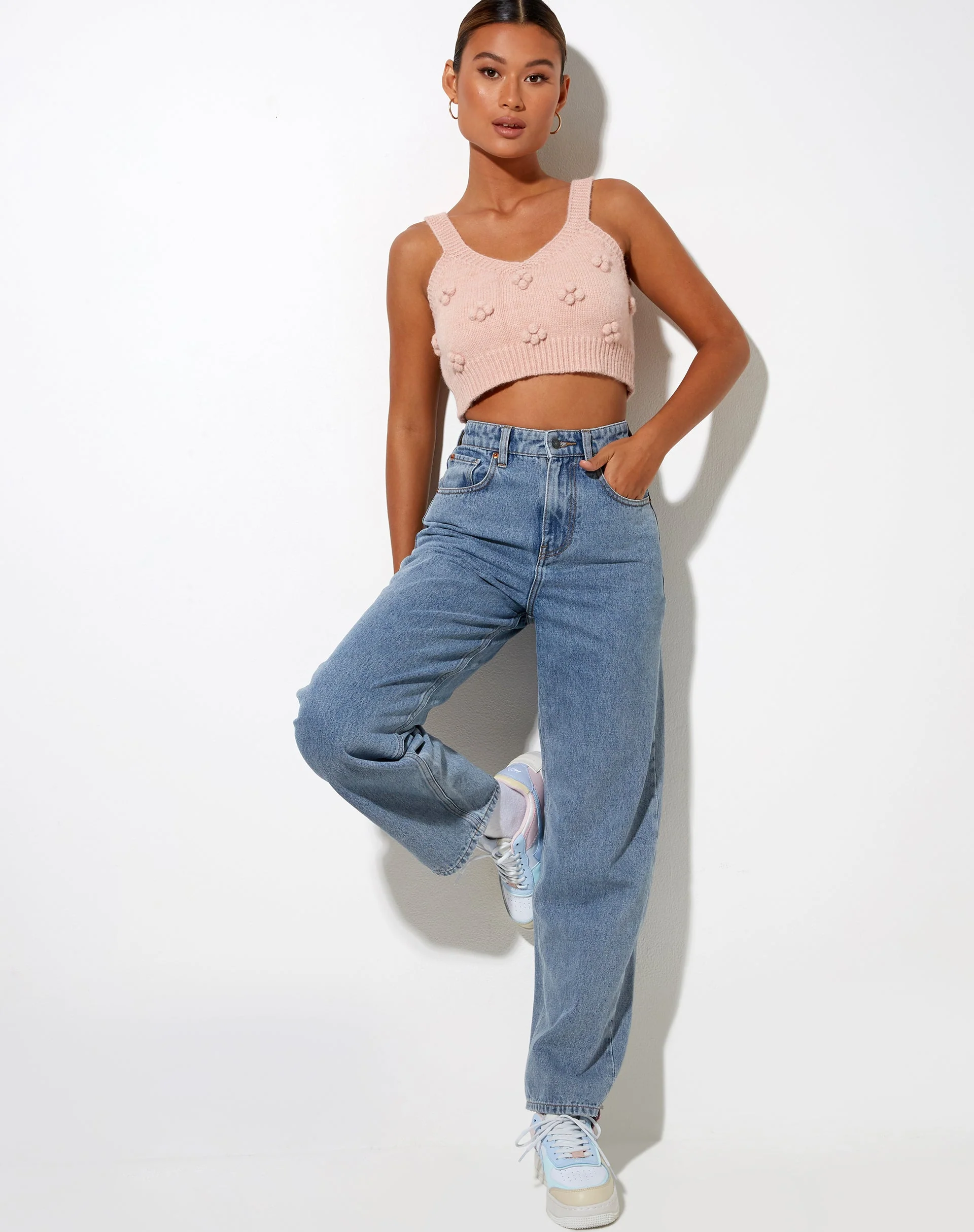 Birra Crop Top in zartem Rosa - Image 3