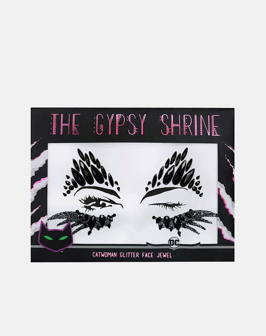 Schwarzer Onyx-Gesichtsschmuck von Shrine