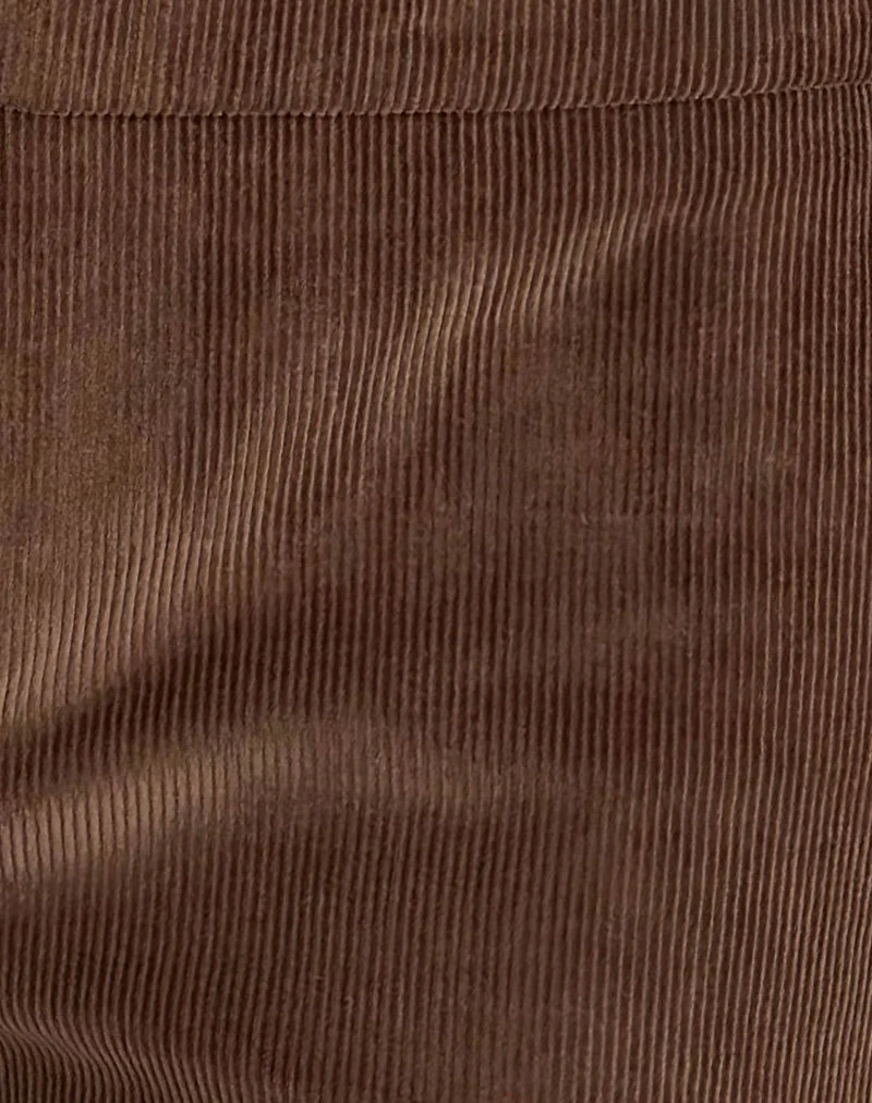Blazira Shorts aus Wal-Cord in Braun - Image 6