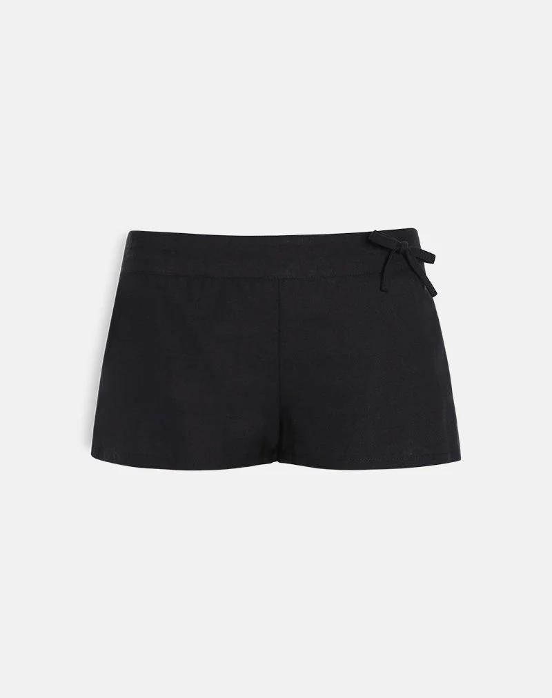 Blazy Tie Shorts in Schwarz - Image 3
