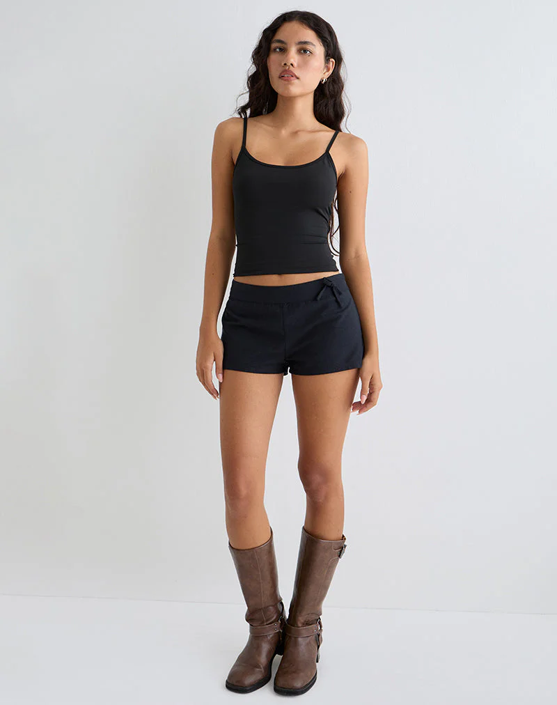 Blazy Tie Shorts in Schwarz - Image 4