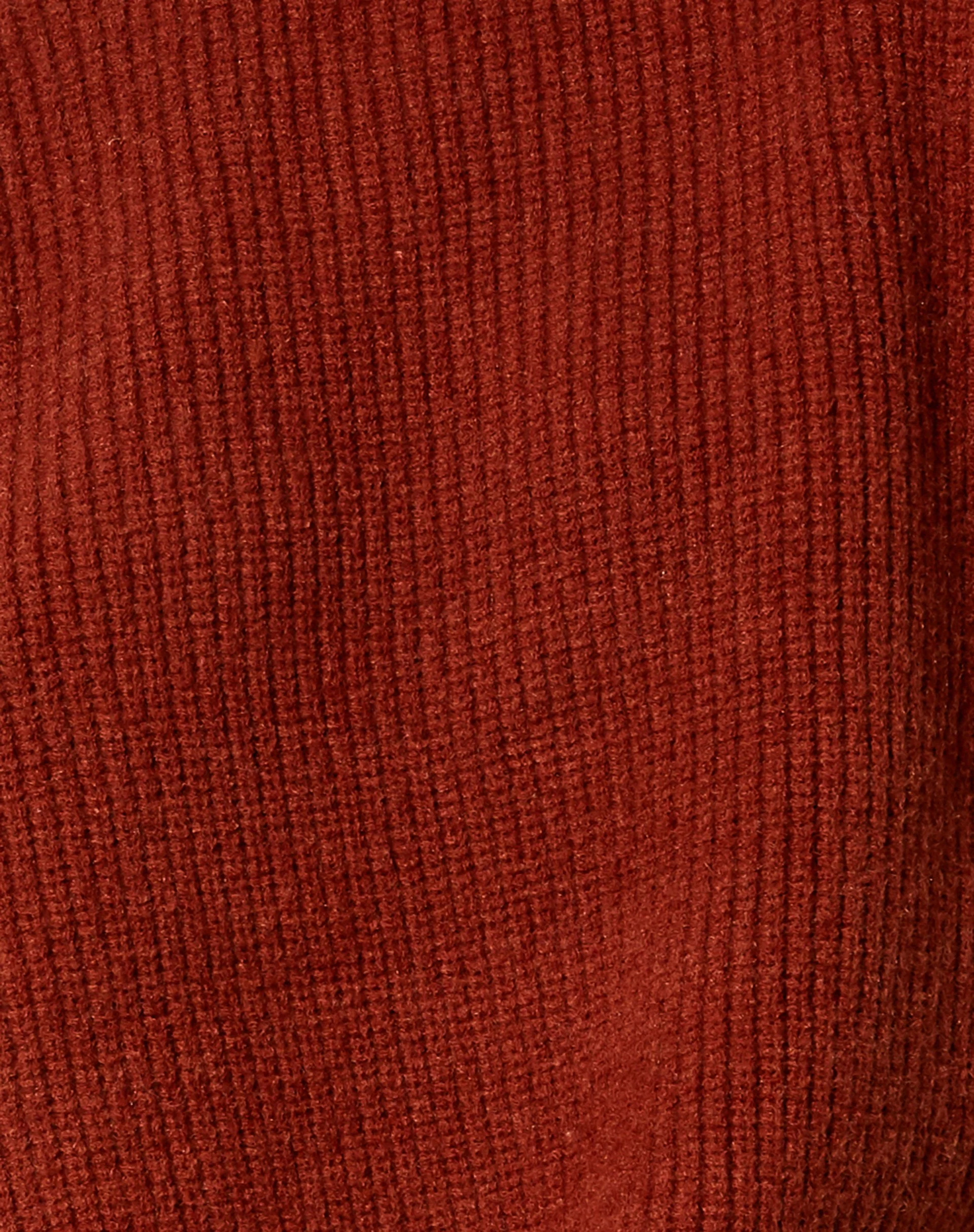 Bondy Pullover in Knit Brick - Image 6