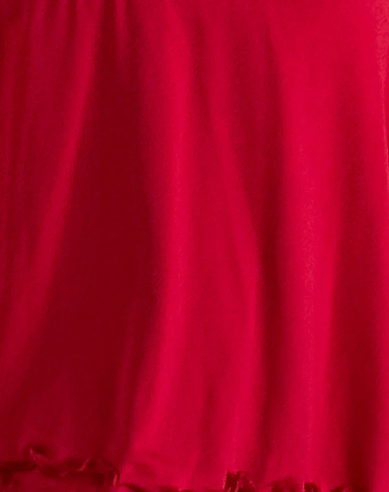 Boone One Shoulder Minikleid in Slinky Rot - Image 5