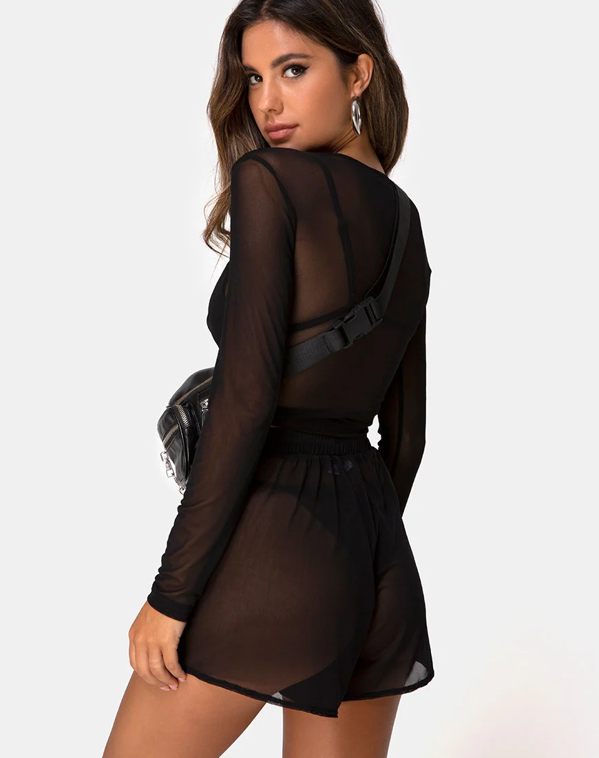 Boris Short aus Mesh Schwarz - Image 2