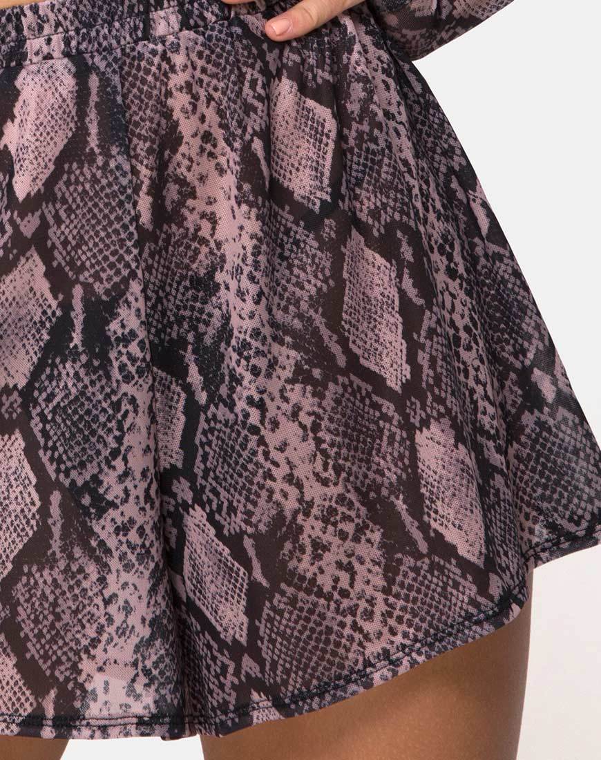Boris Short in Taupe Schlange - Image 5