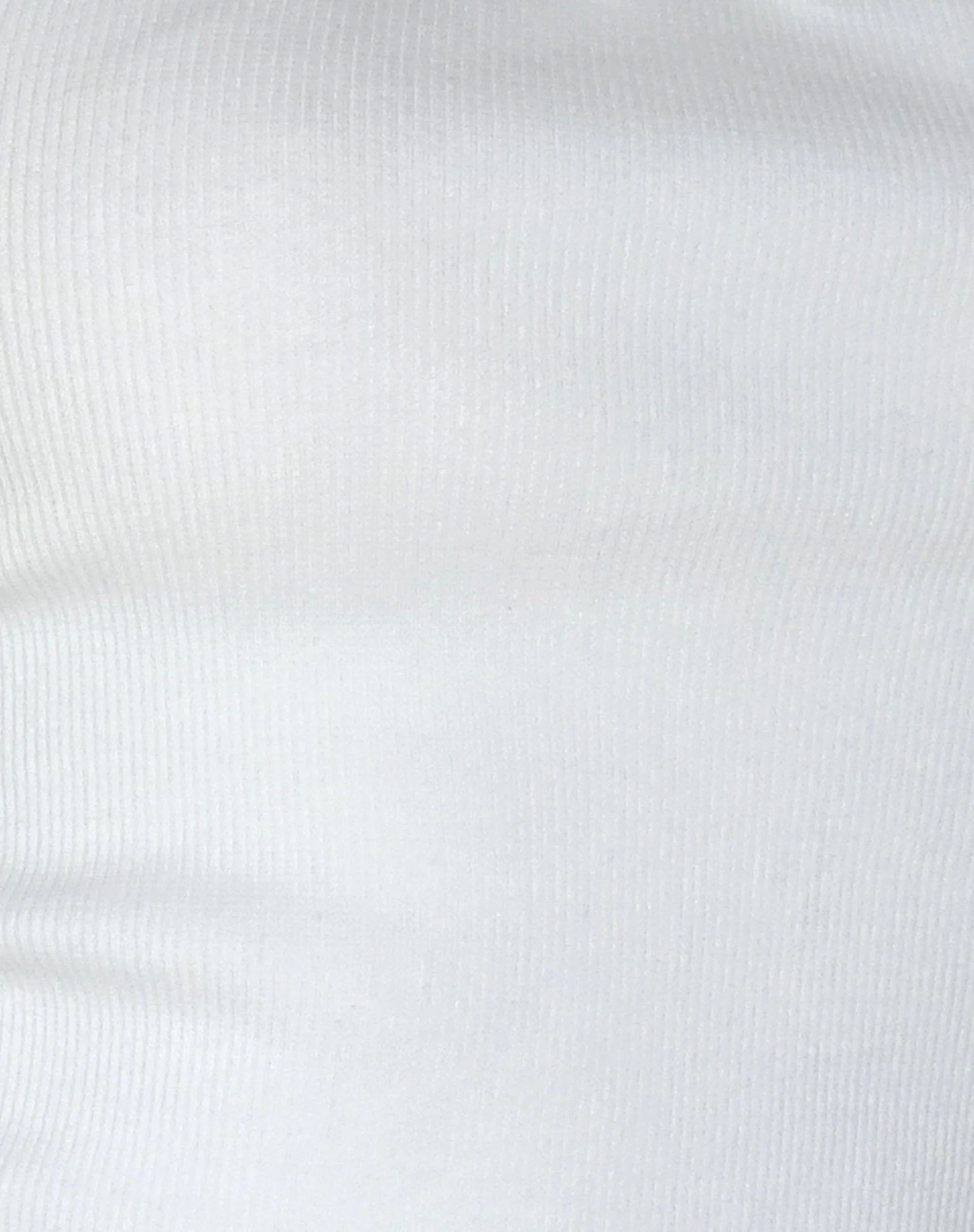 Bovillo Tee mit Spitzenbesatz aus geripptem Off White - Image 6