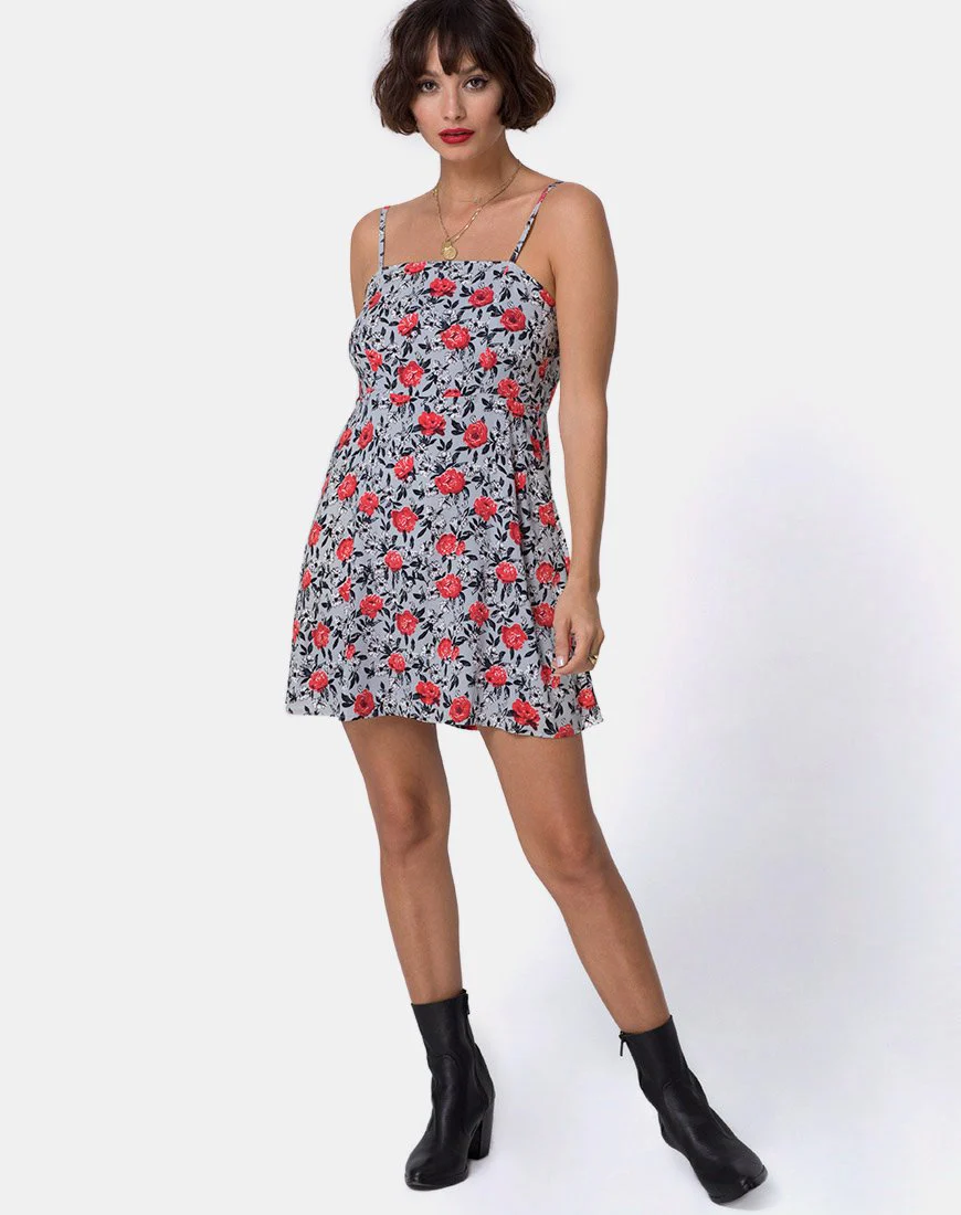 Boyah Slip Dress in Blooming Rose - Image 3