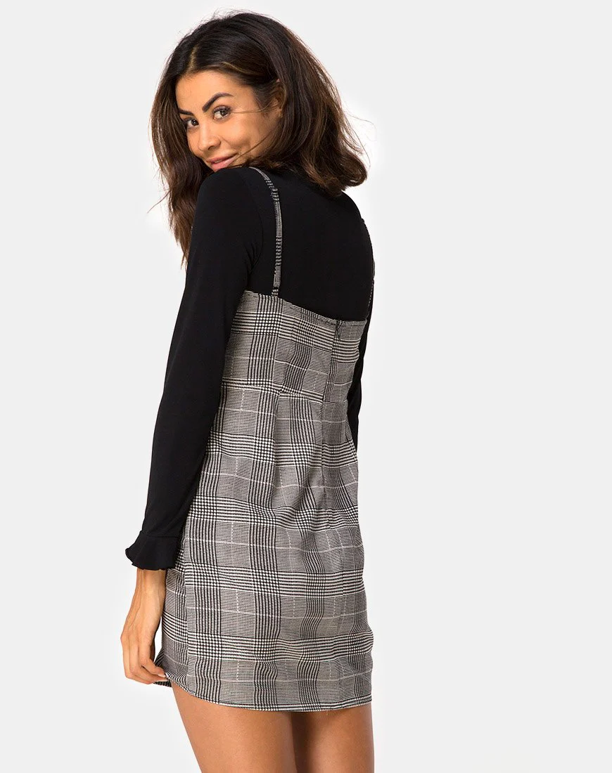 Boyasly Minikleid aus Charles-Karo Grau - Image 2