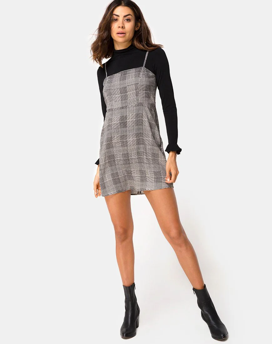 Boyasly Minikleid aus Charles-Karo Grau - Image 3