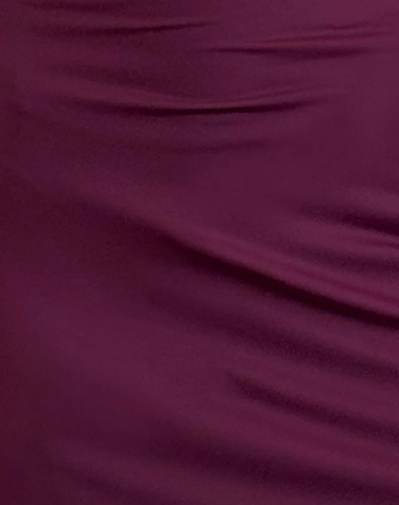 Britney Minikleid in Smooth Slinky Berry - Image 5