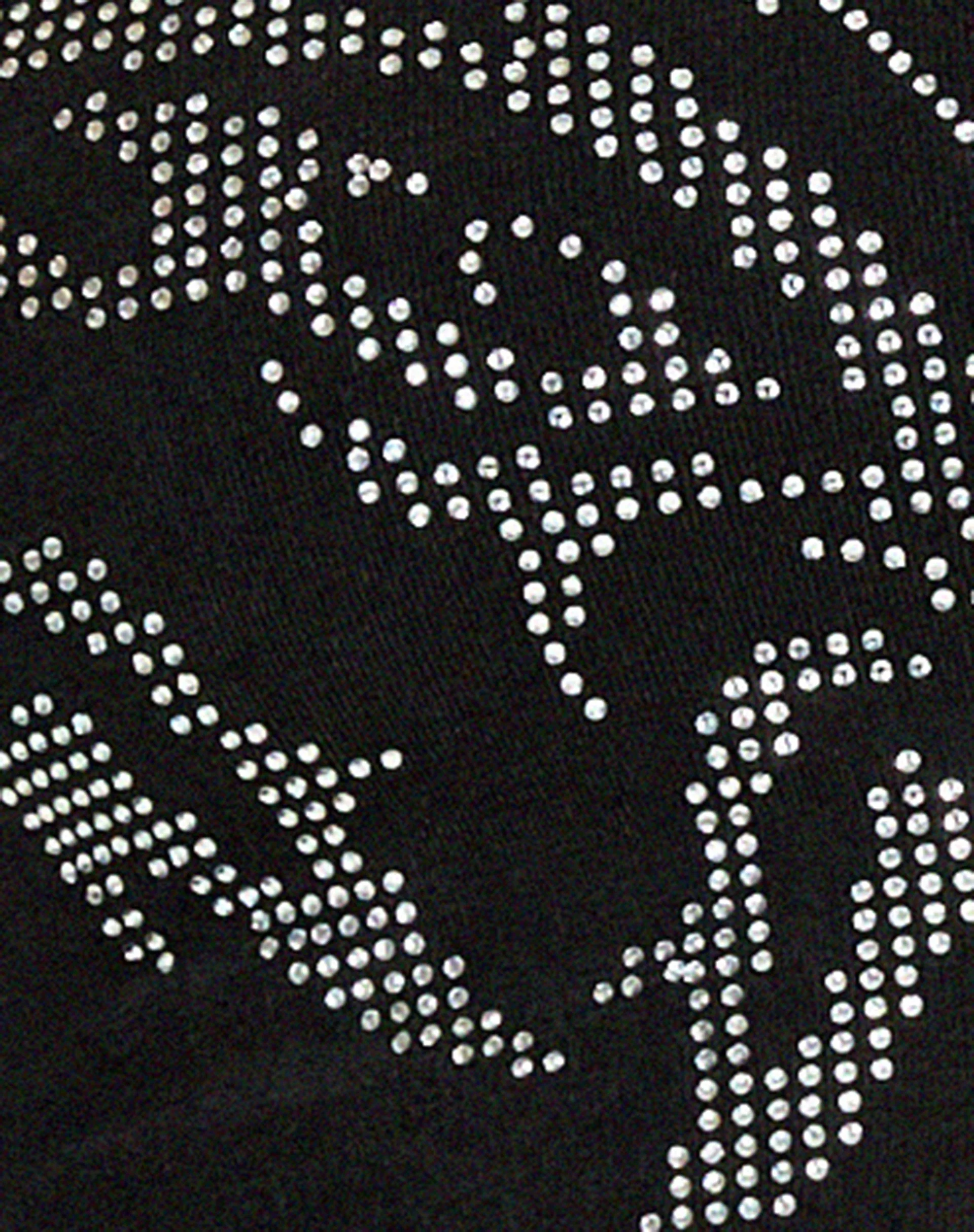Buhal Crop Top in Schwarz Schmetterling Diamante - Image 7