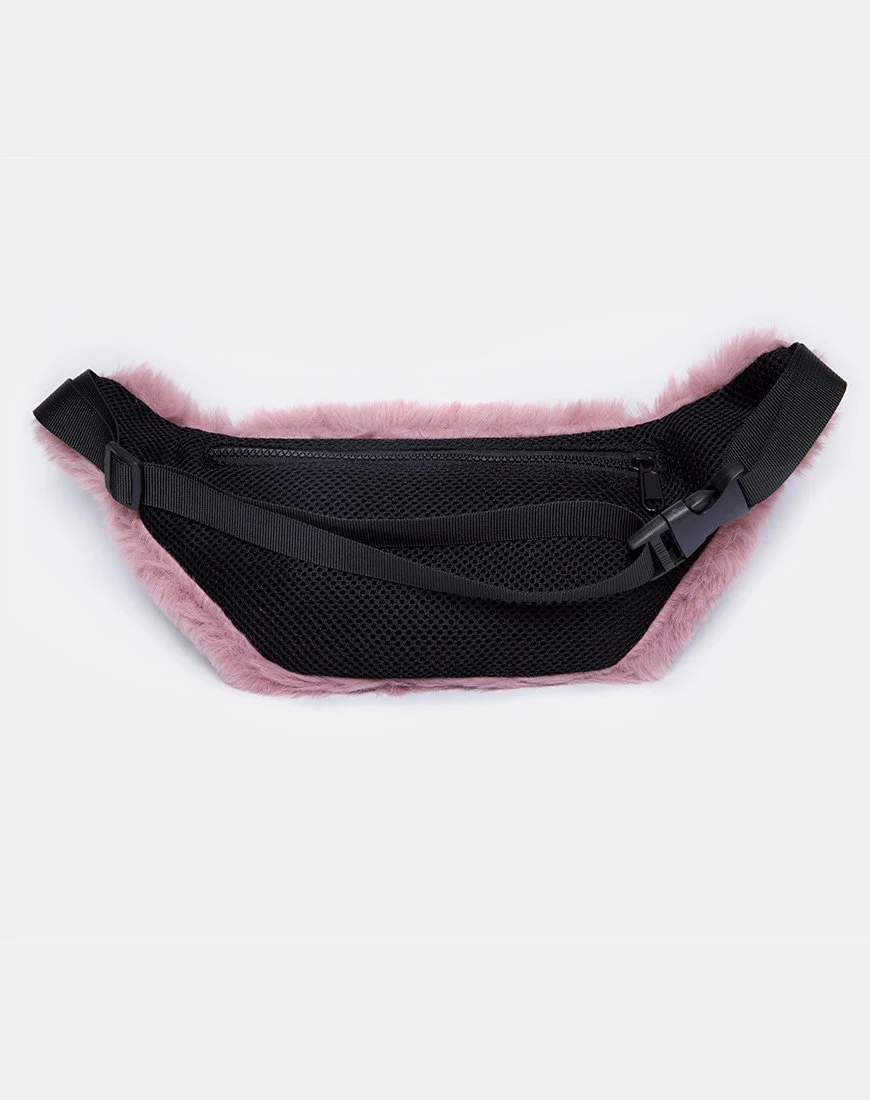 Gürteltasche in Pelz Rosa - Image 6