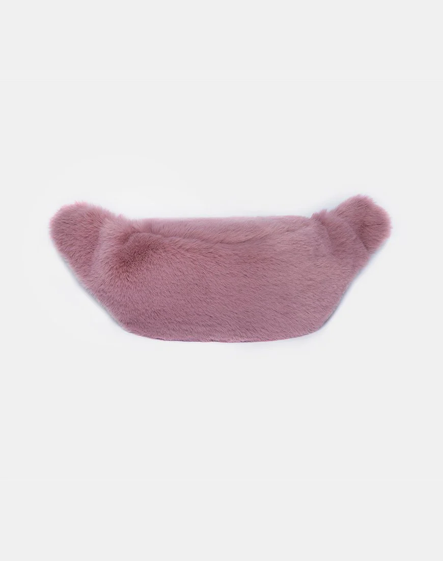 Gürteltasche in Pelz Rosa - Image 7