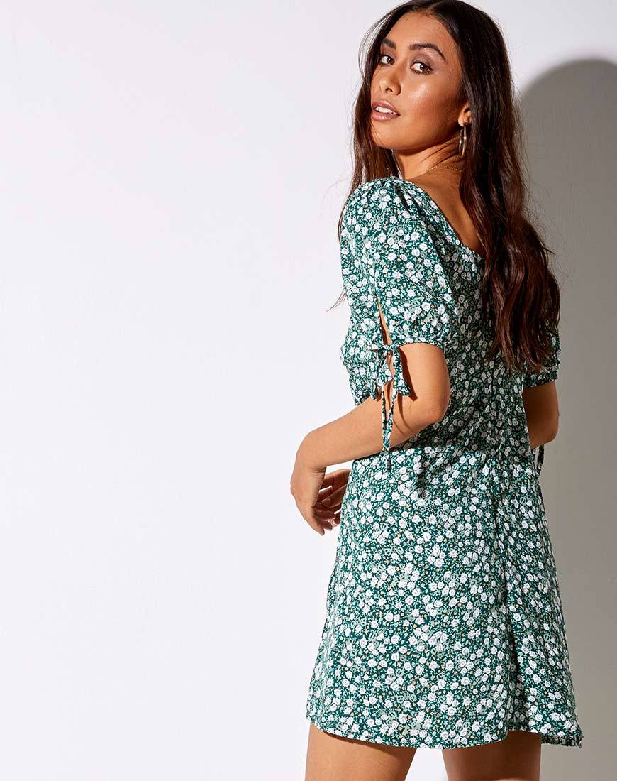 Calia Kleid in Floral Field Green - Image 2