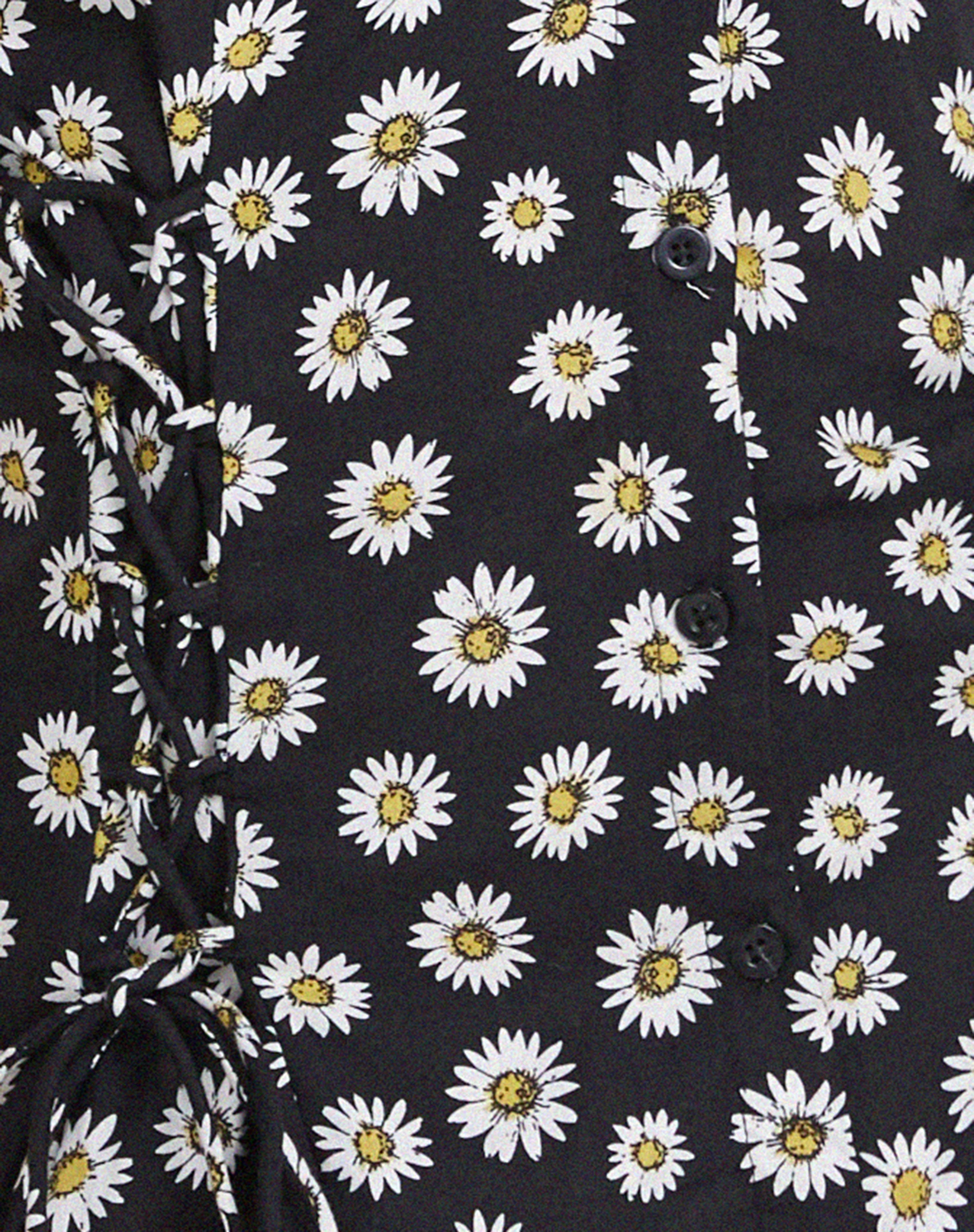 Calliope Minikleid in Grunge Daisy Schwarz - Image 6