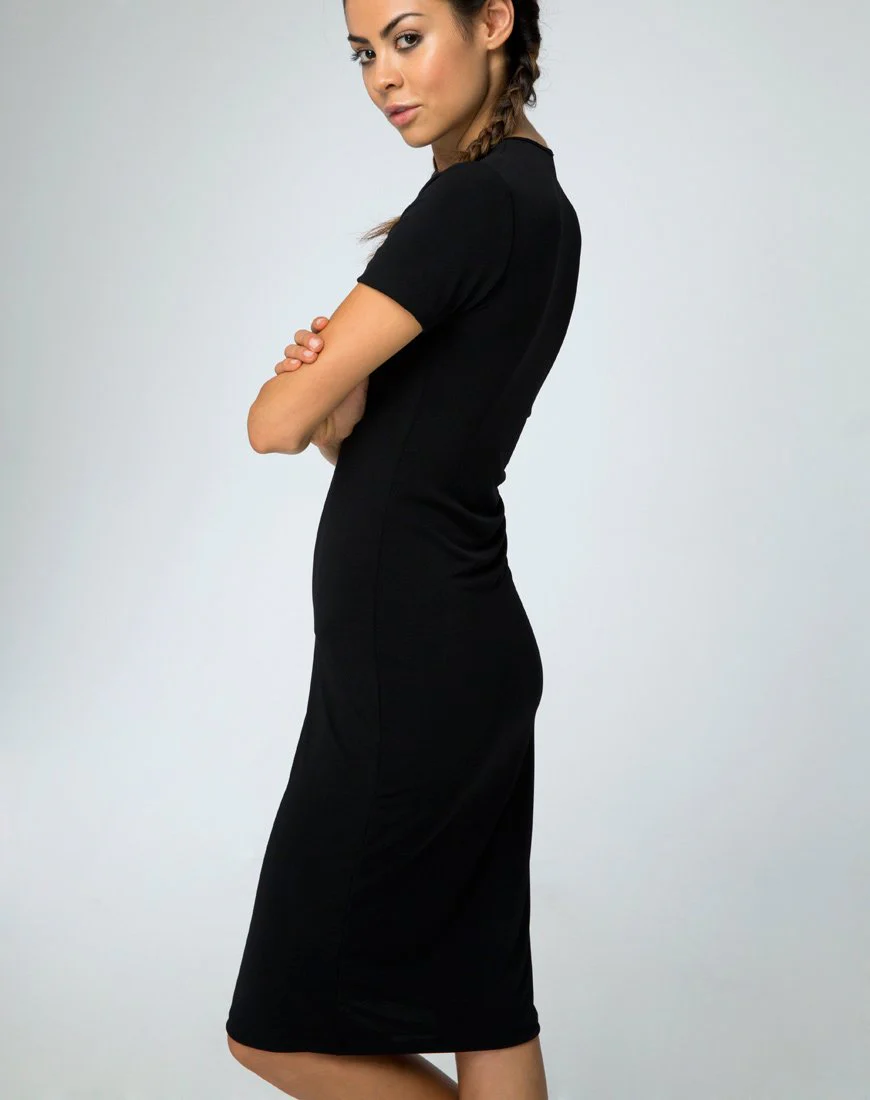 Callow Bodycon-Kleid in Schwarz - Image 2