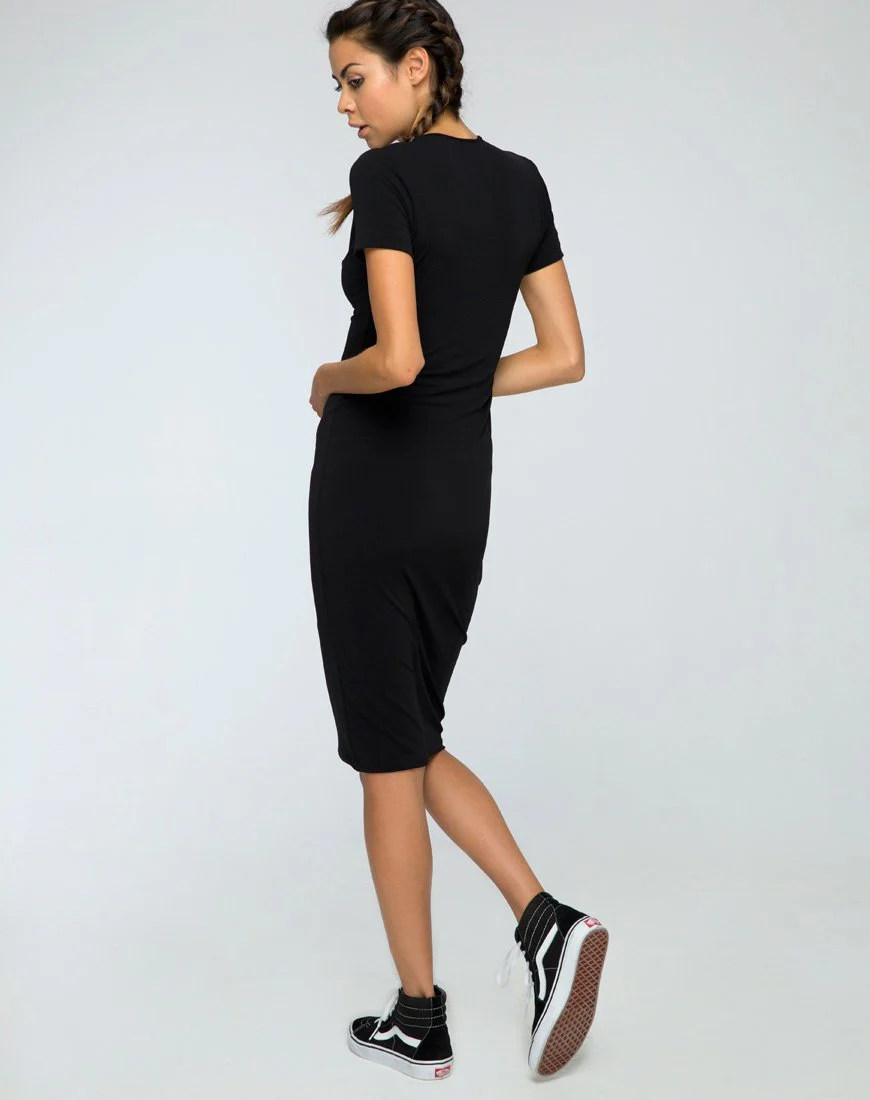 Callow Bodycon-Kleid in Schwarz - Image 4