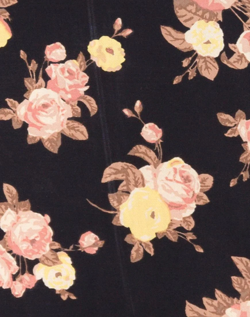 Camosa Swing Kleid in Antique Rose Schwarz - Image 5
