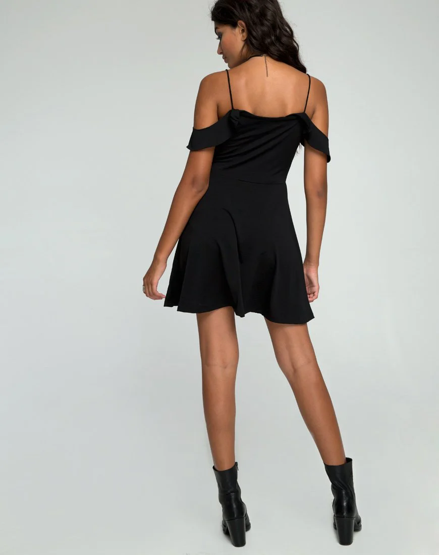 Cannes Skaterkleid in Schwarz - Image 4