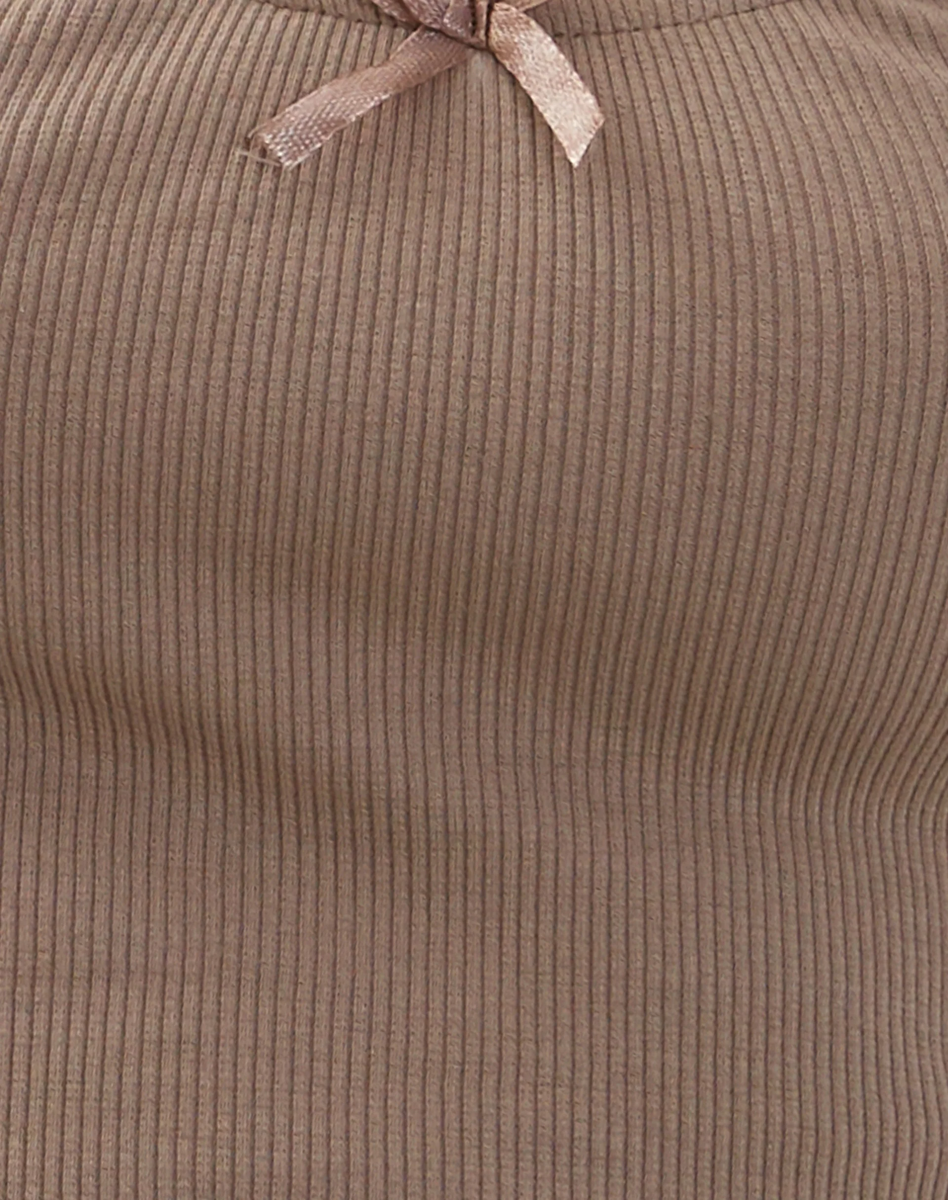 Carillo Spitzenbesatz-Westenoberteil in Kaffee - Image 7